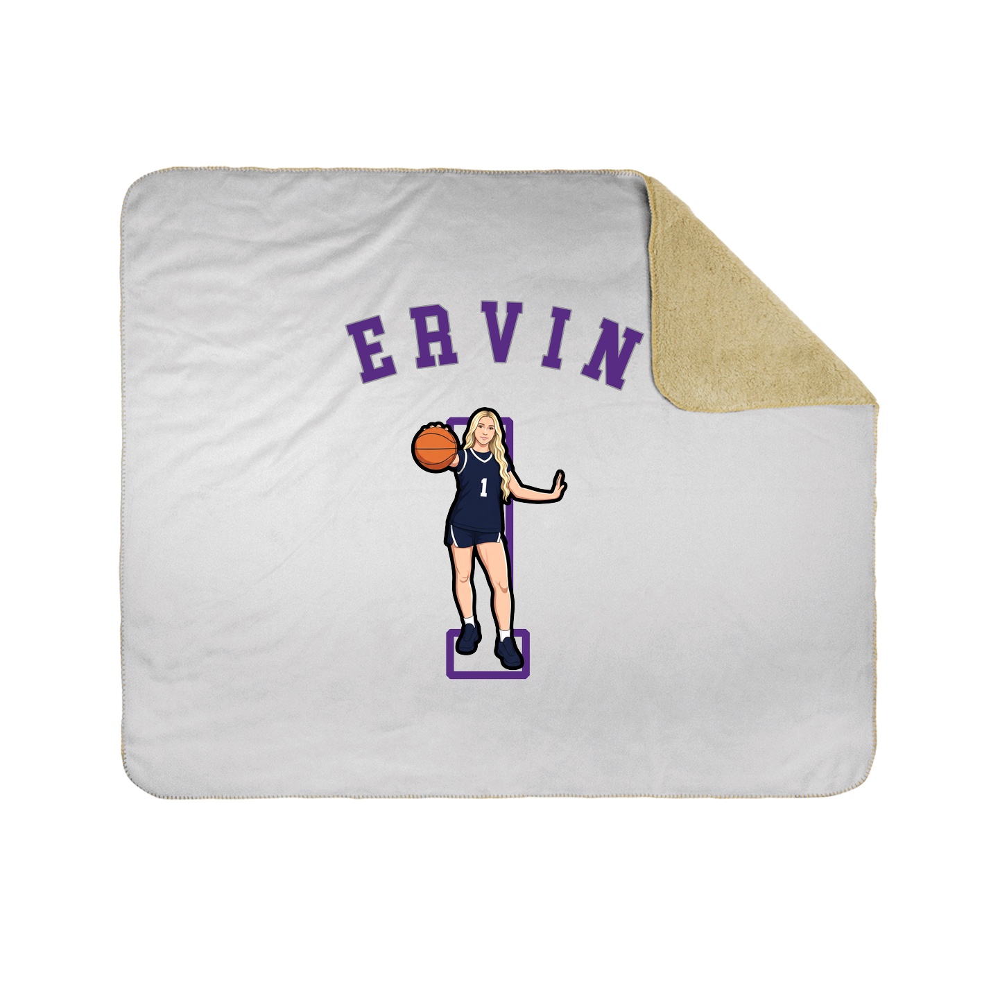 Throw Blanket — Shirsey Arch in White