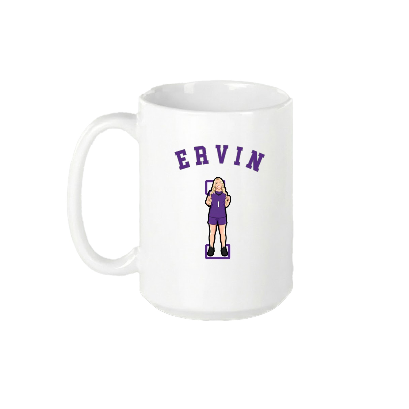 15oz Coffee Mug — Shirsey Arch in White