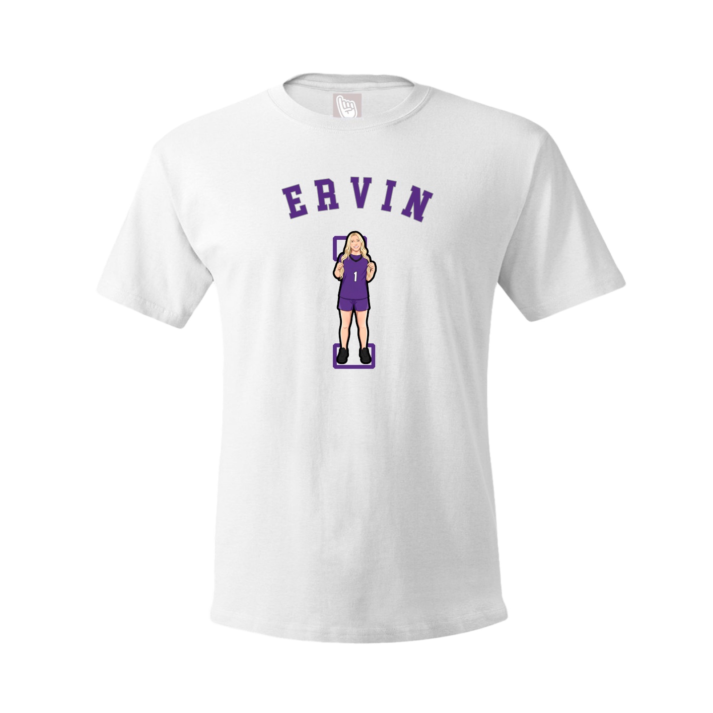 Youth Tee — Shirsey Arch in White