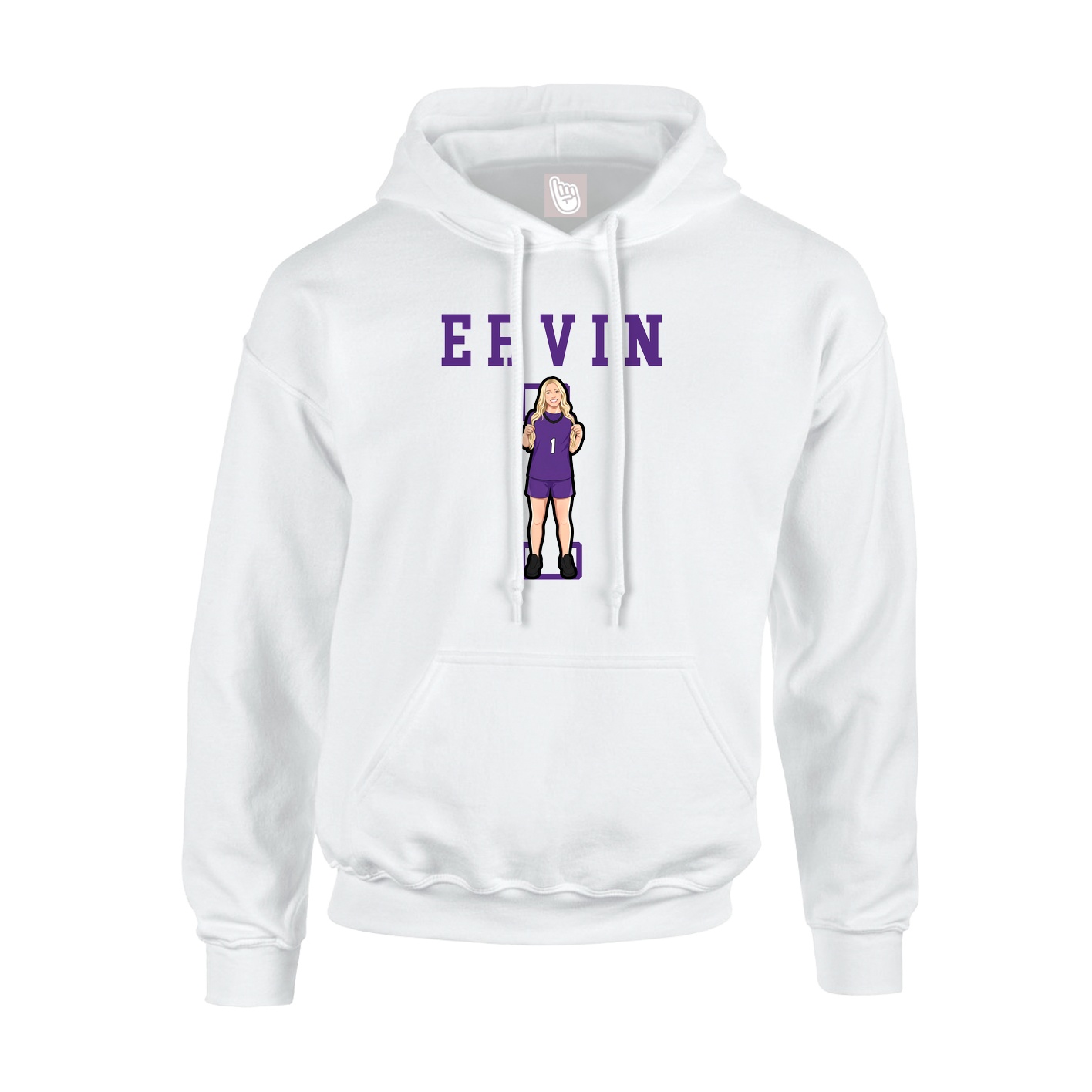 Youth Hoodie — Shirsey in White