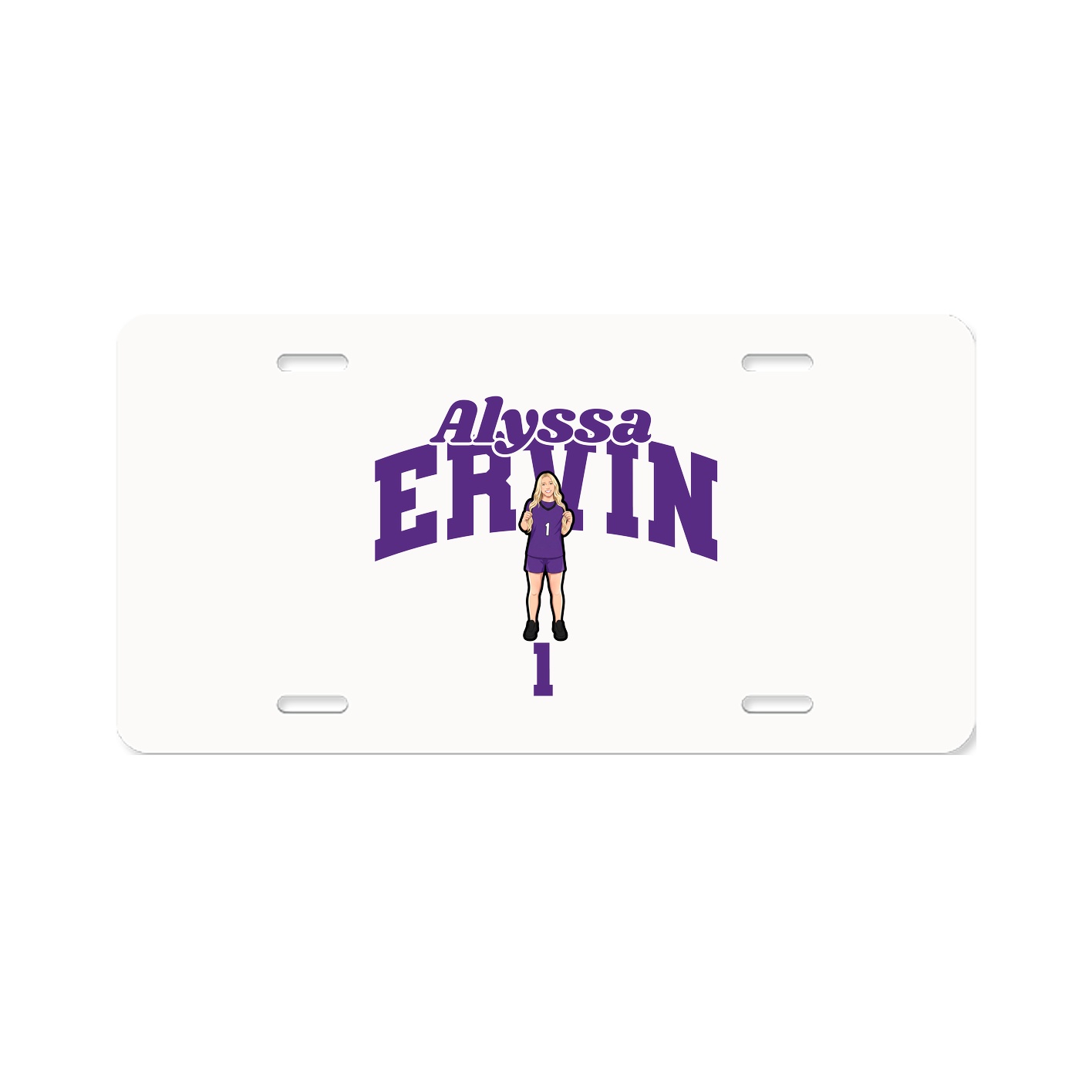 License Plate — Signature Arch in Classic
