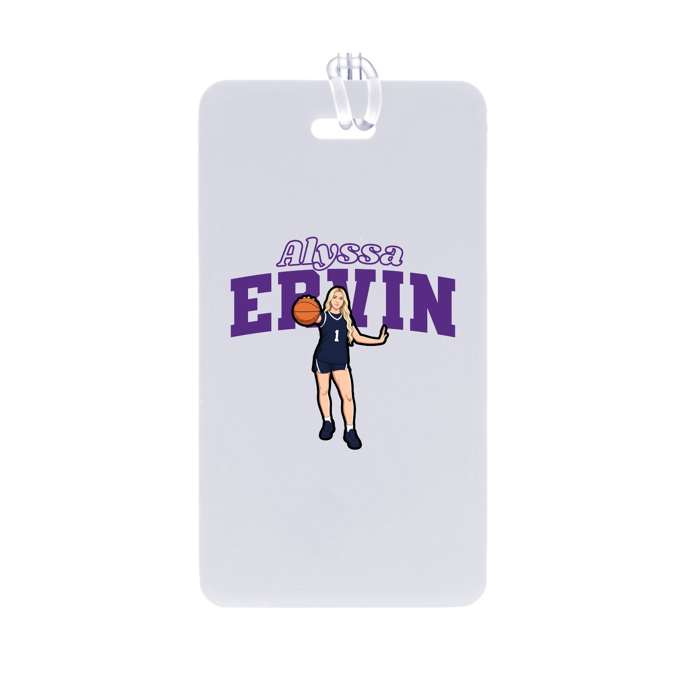 Bag Tag — Name Arch in Classic
