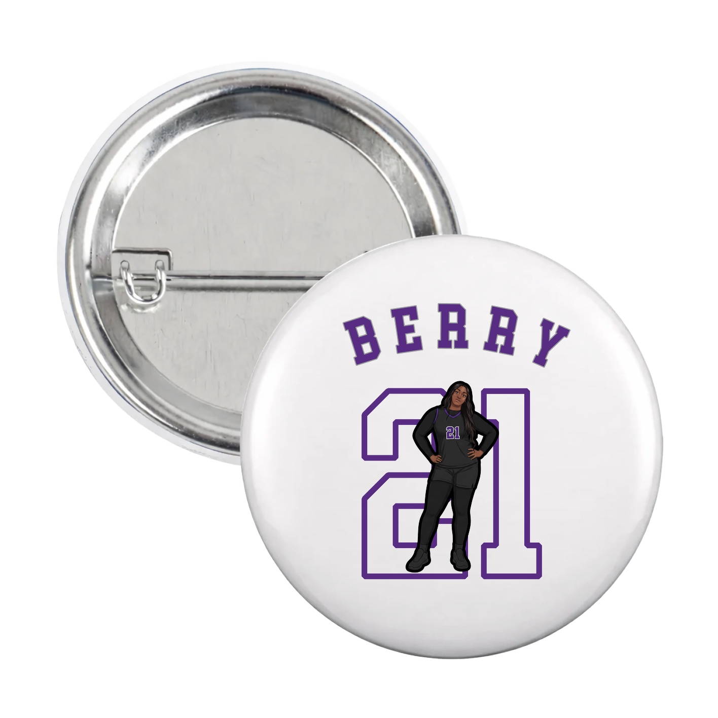 Game Day Button — Shirsey Arch in White