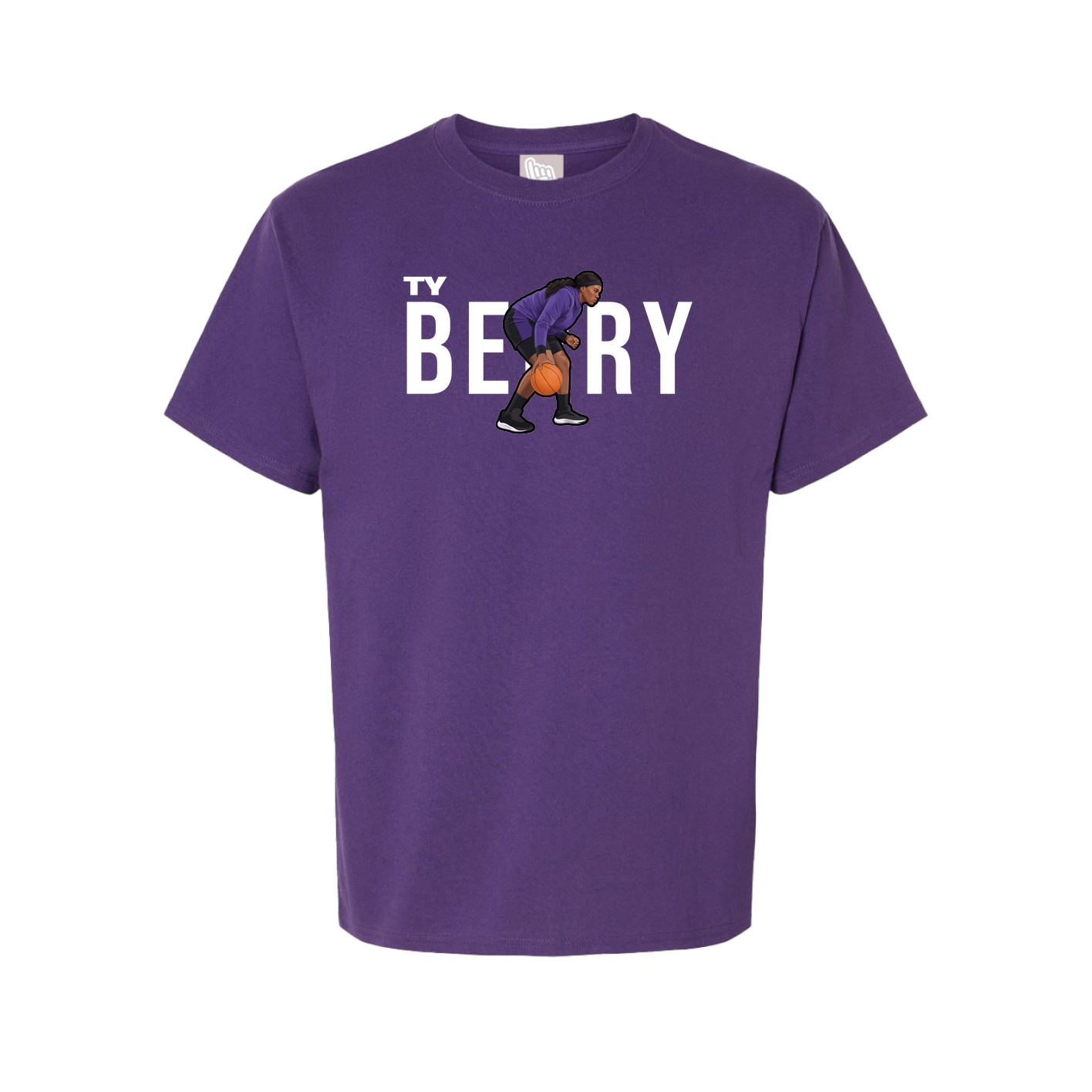 Youth Tee — Player Name in Purple