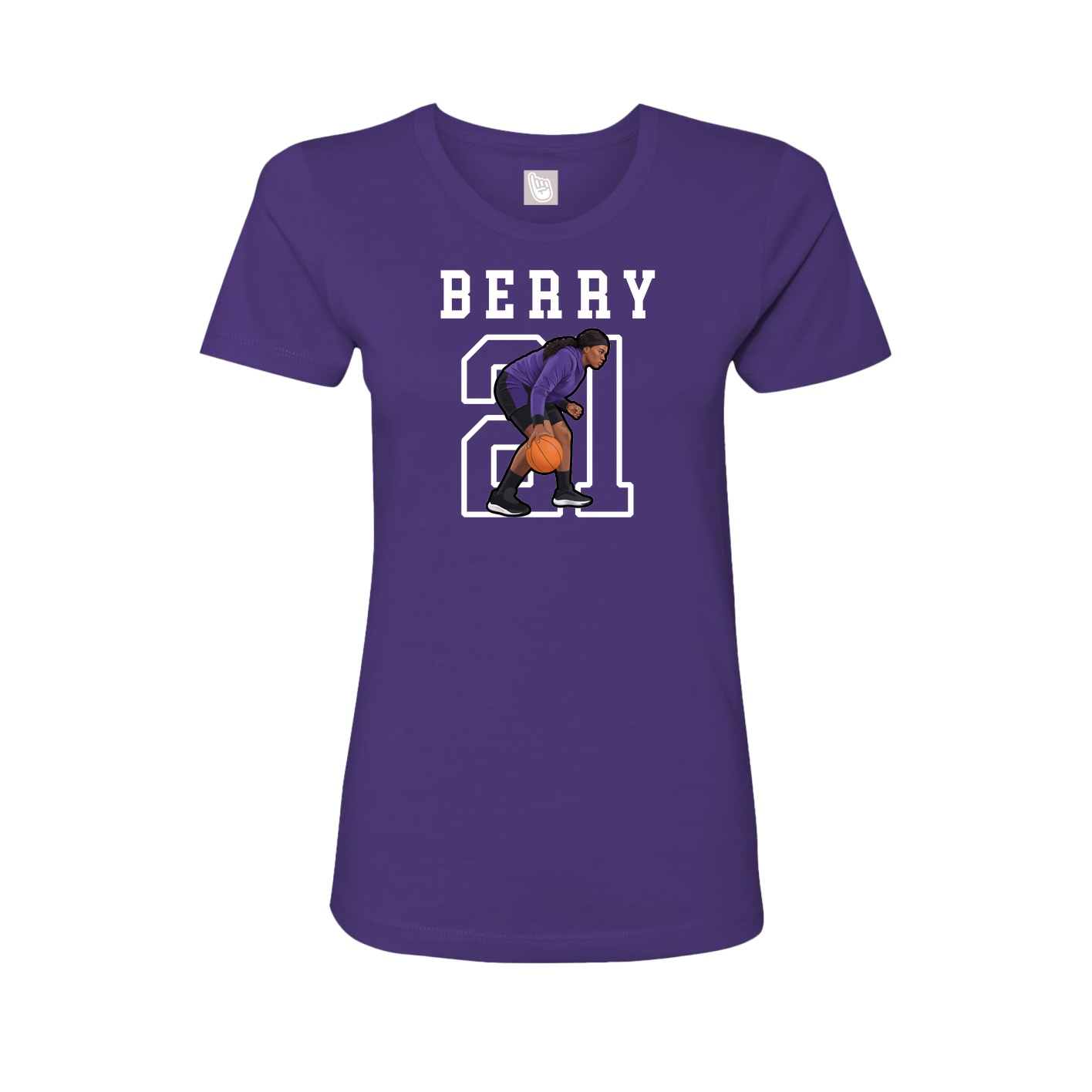 Fitted Women's Tee — Shirsey in Purple