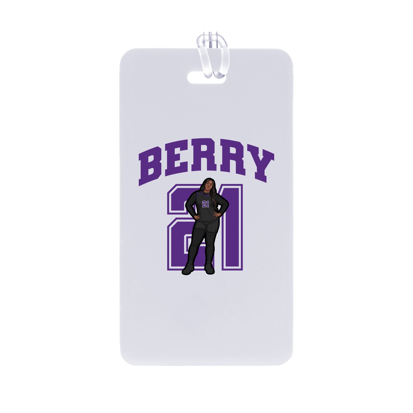 Bag Tag — Number in Classic