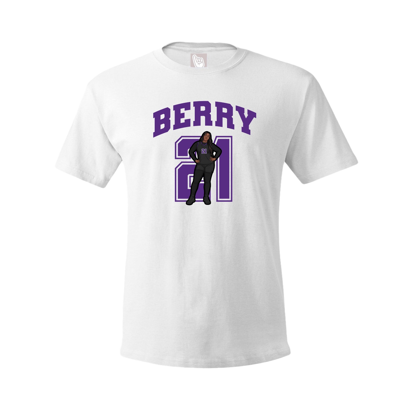Tee — Number in White