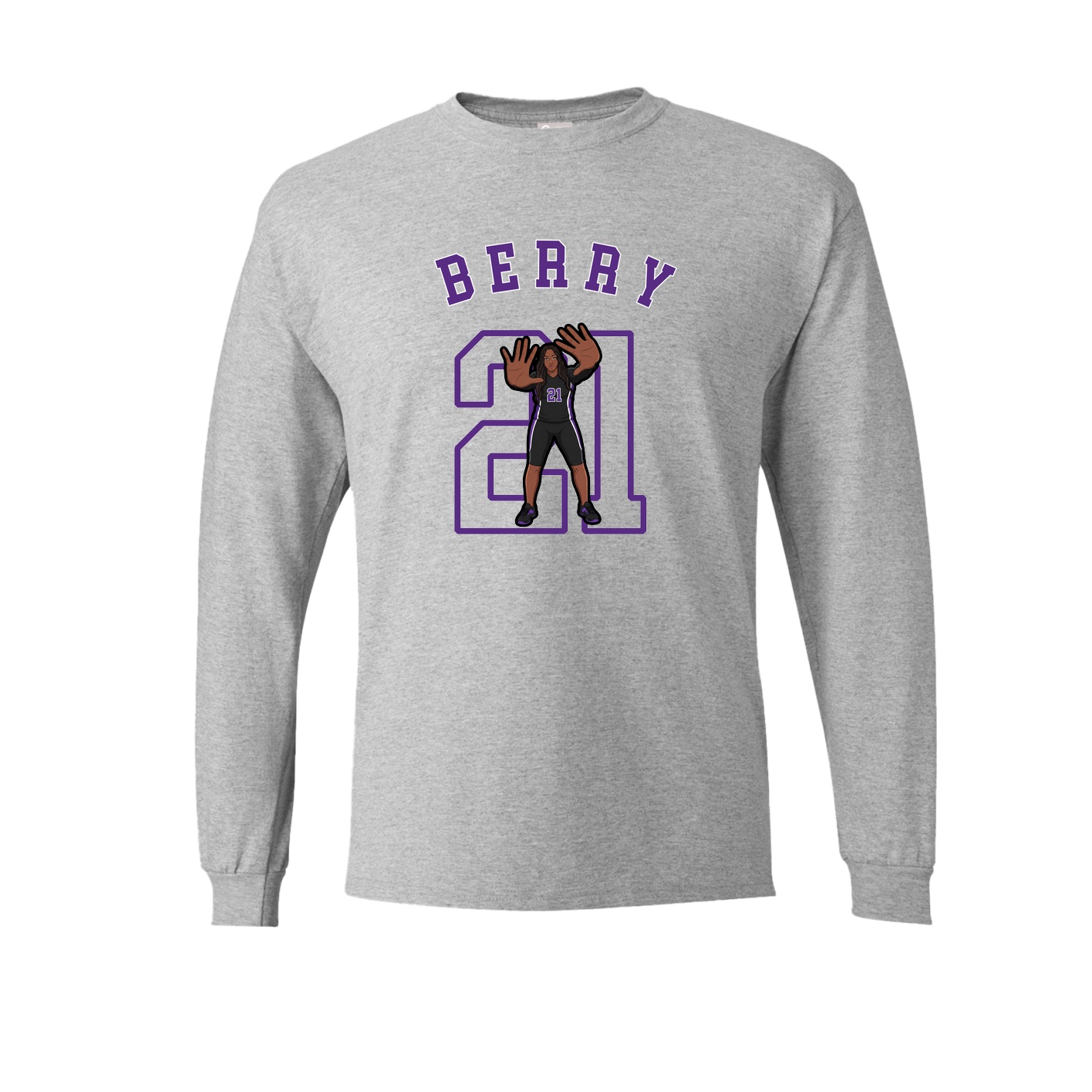 Long Sleeve Tee — Shirsey Arch in Grey