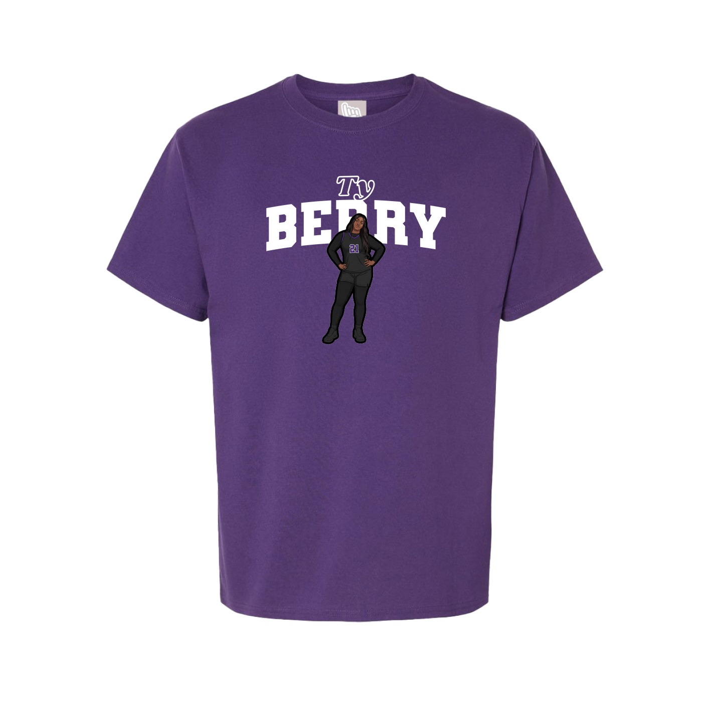 Tee — Name Arch in Purple
