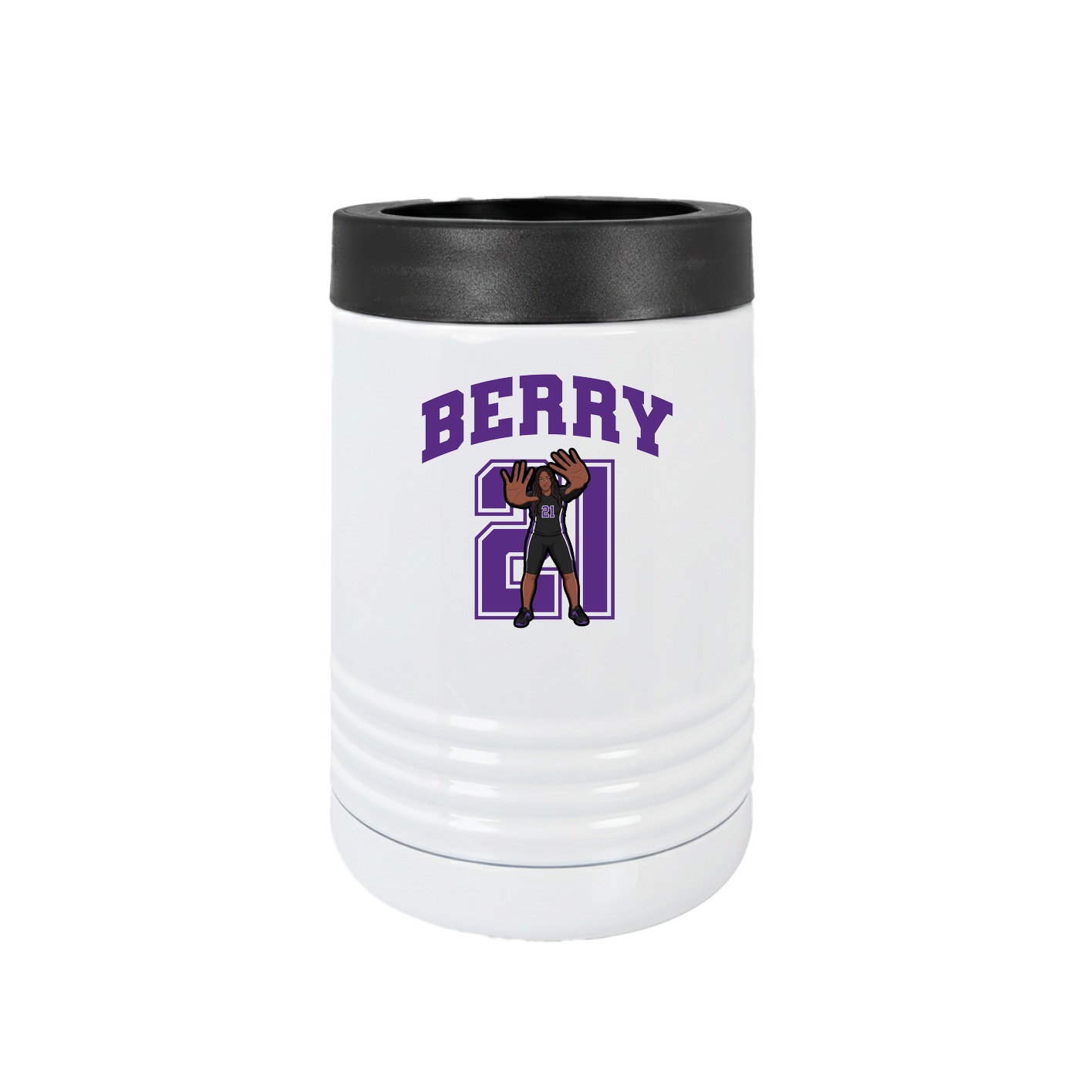 Beverage Holder — Number in White
