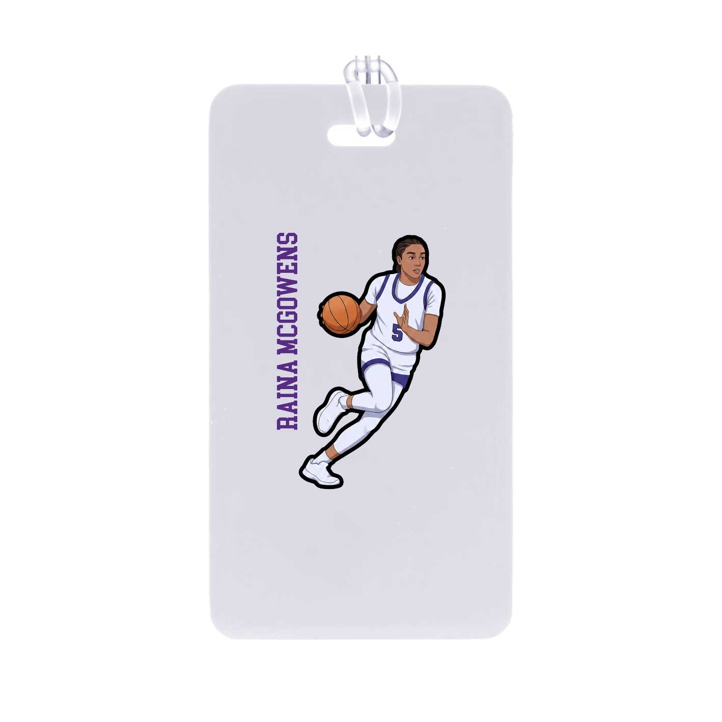 Bag Tag — Name Vertical in Classic