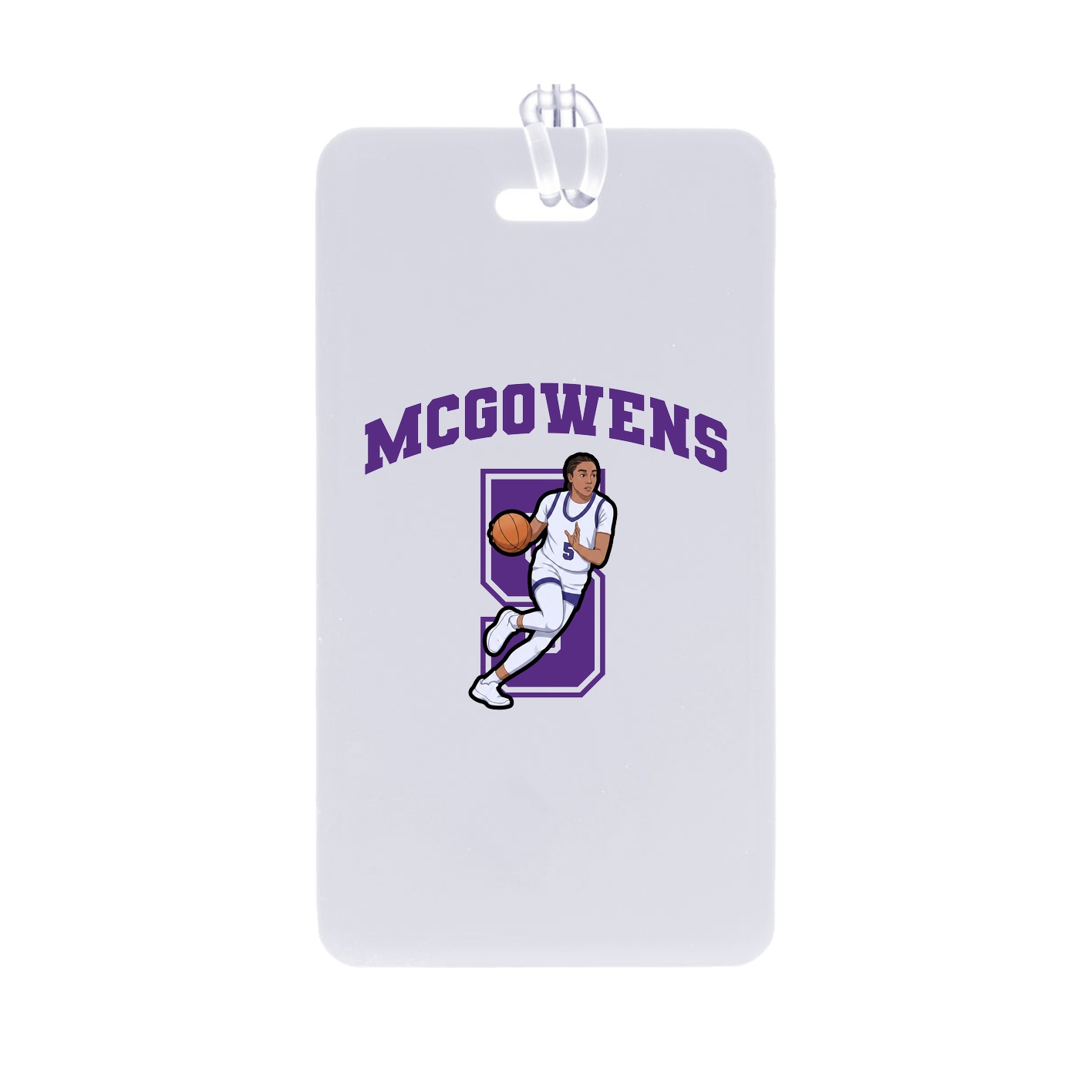 Bag Tag — Number in Classic