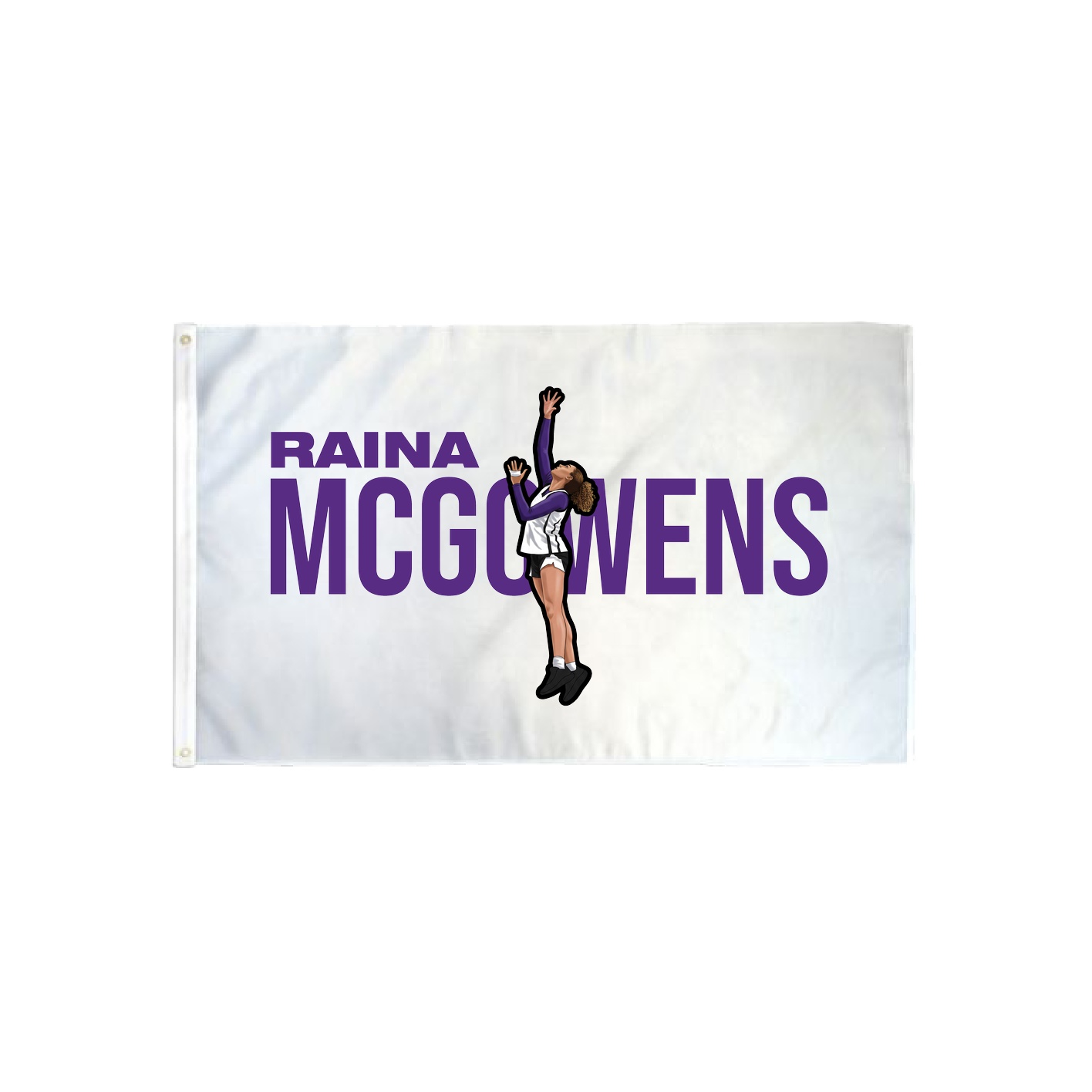 3x5 Flag — Player Name in Classic