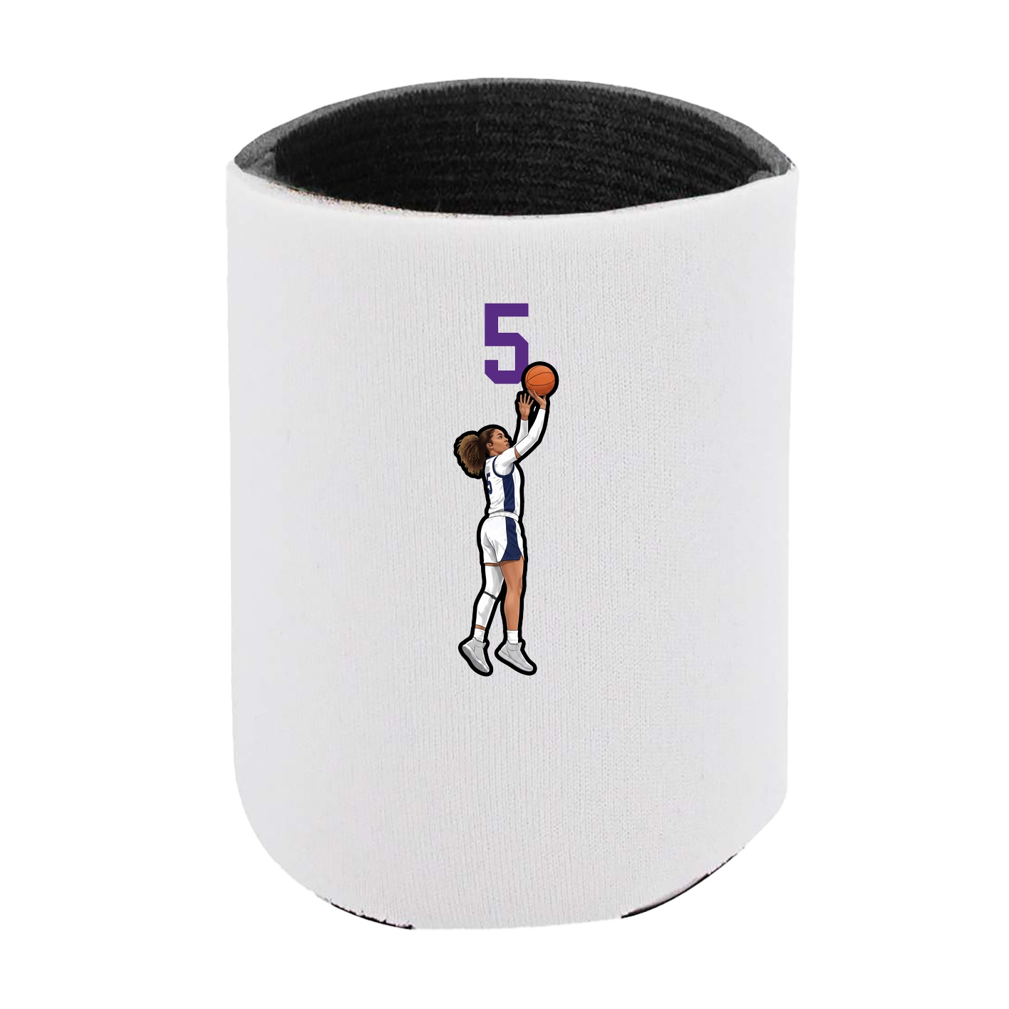 Can Holder — Number Top in White
