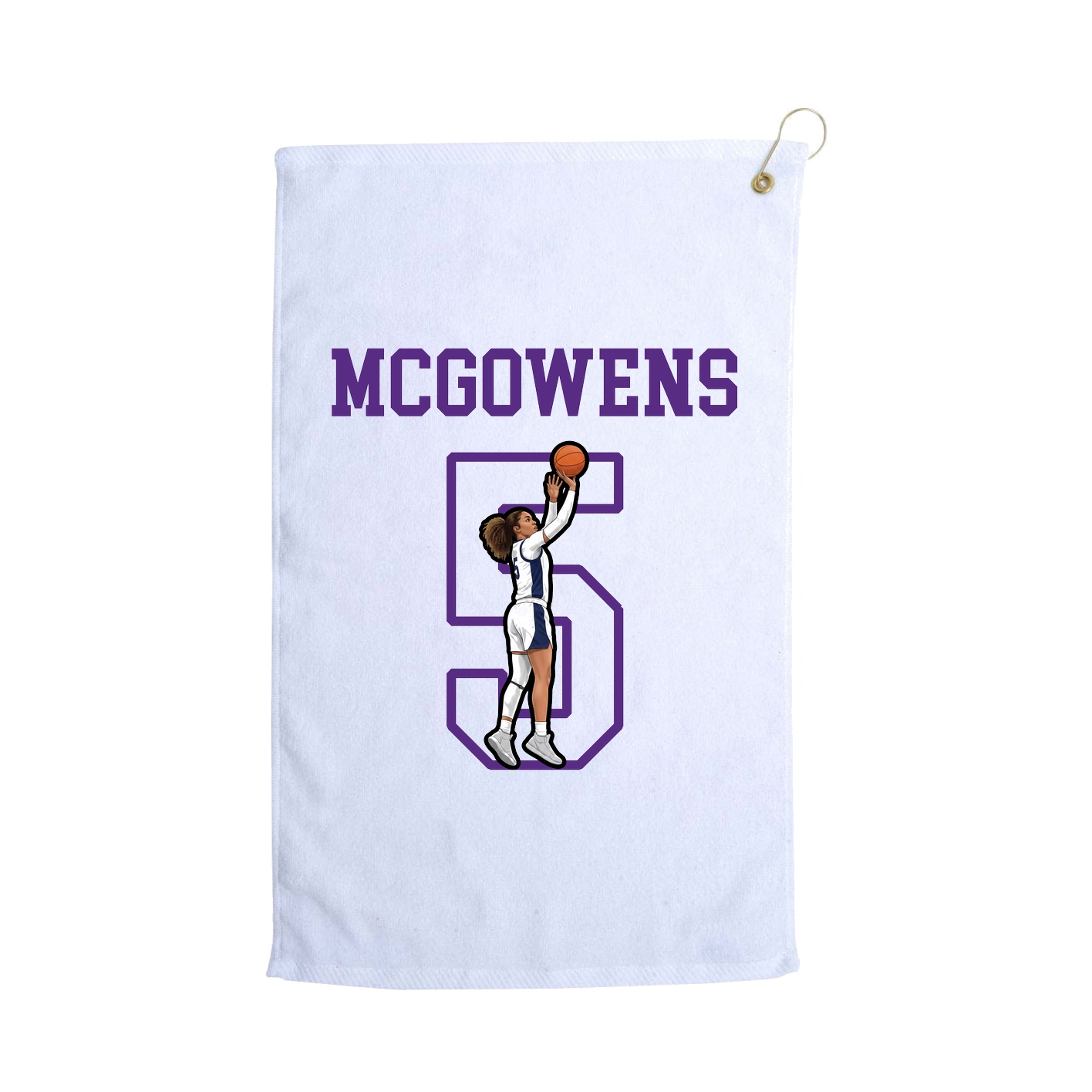 Golf Towel — Shirsey in White