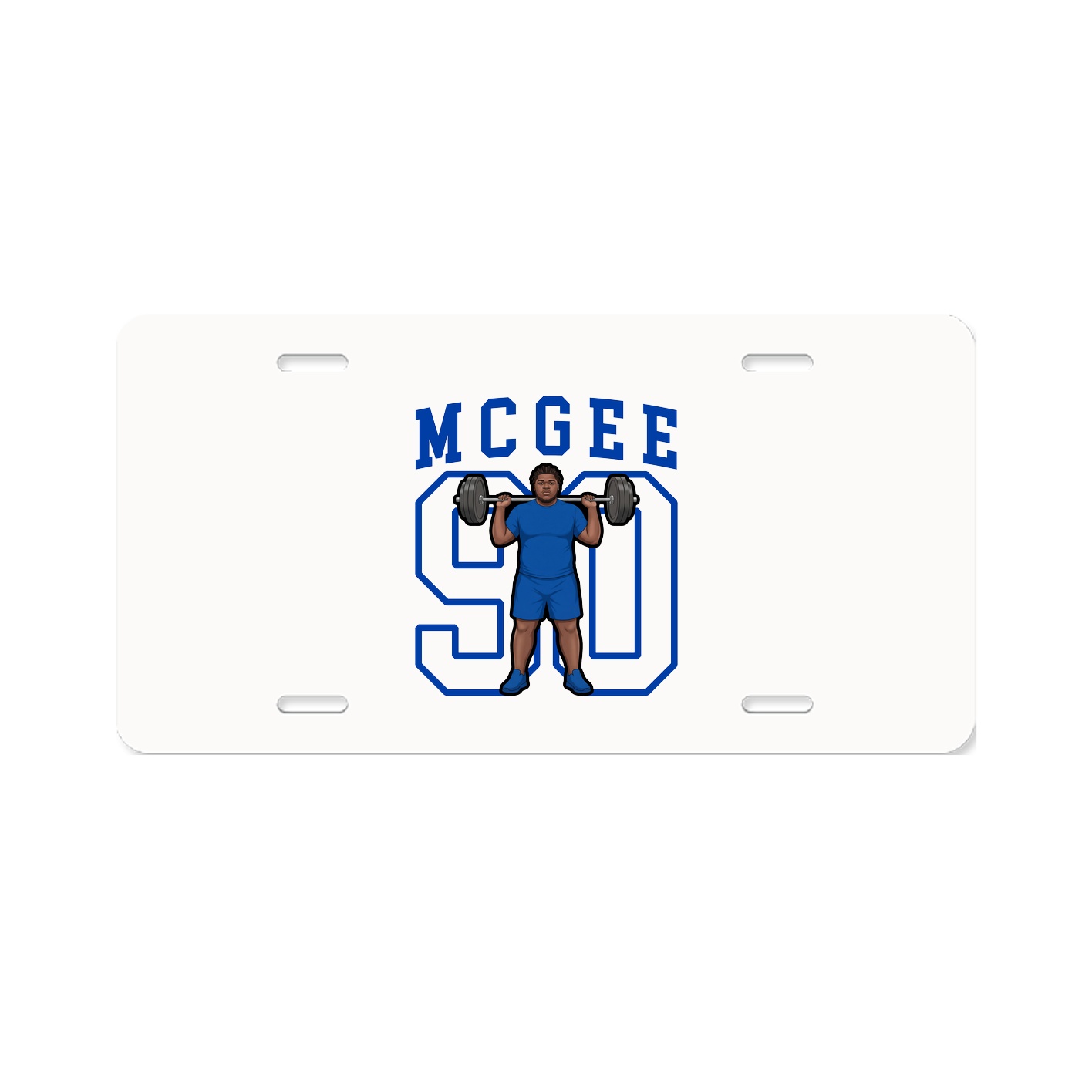 License Plate — Shirsey in Classic
