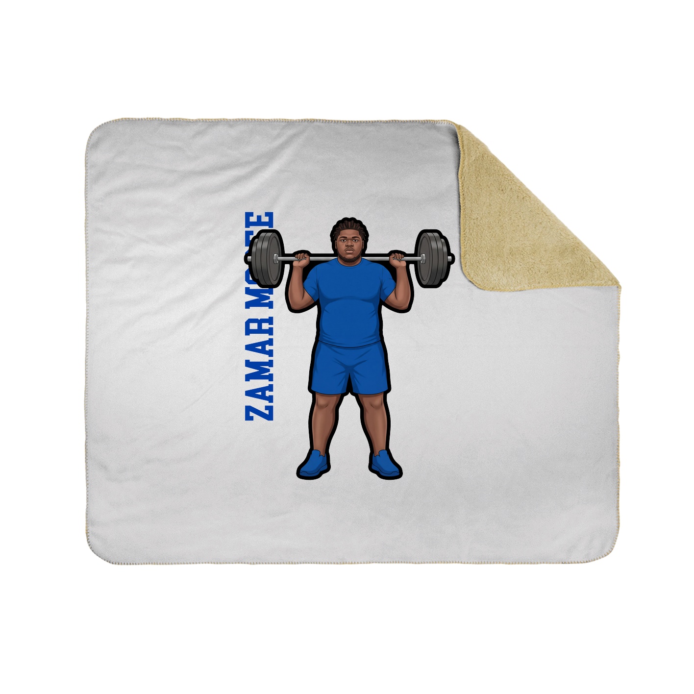 50x60 Sherpa Lined Throw Blanket