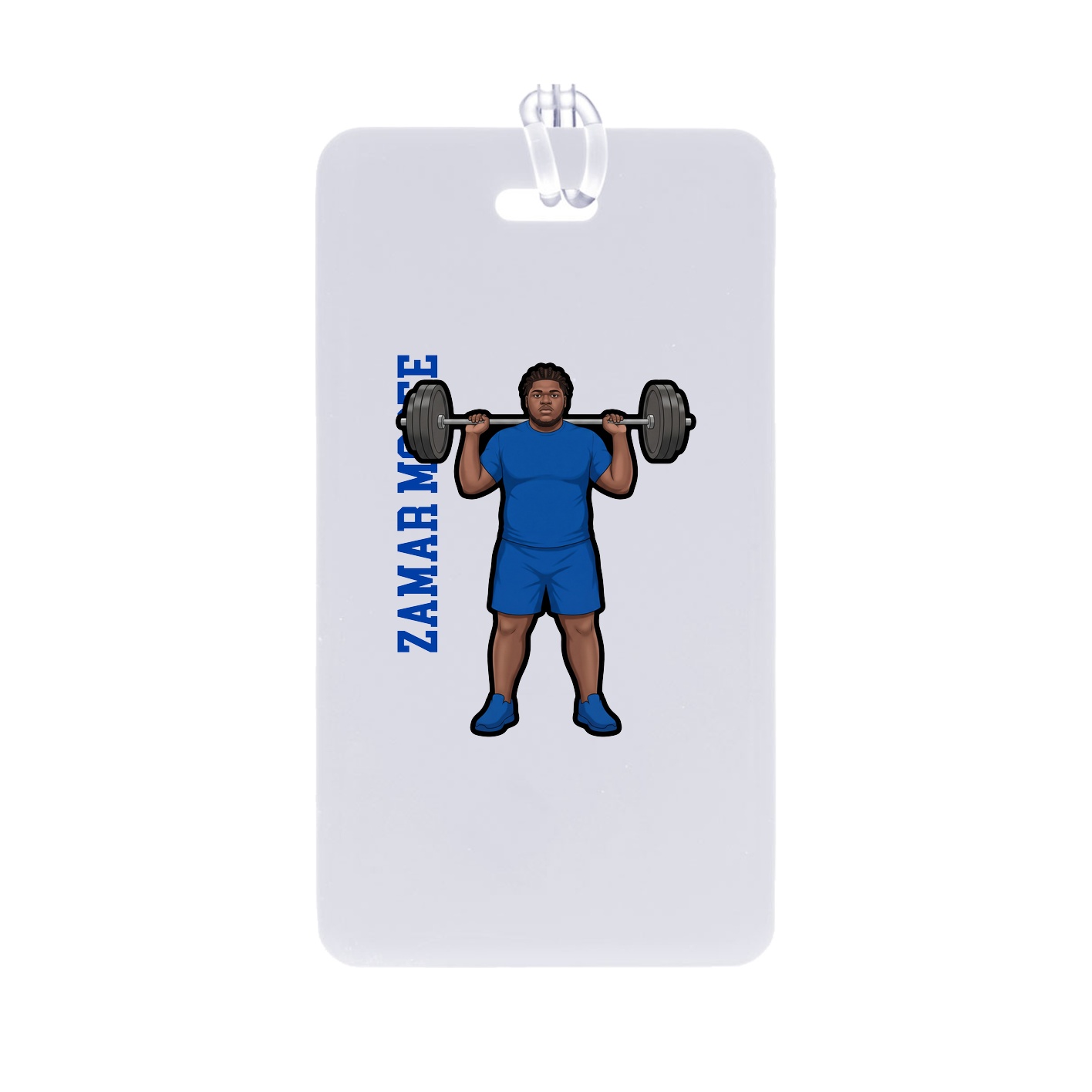Bag Tag — Name Vertical in Classic