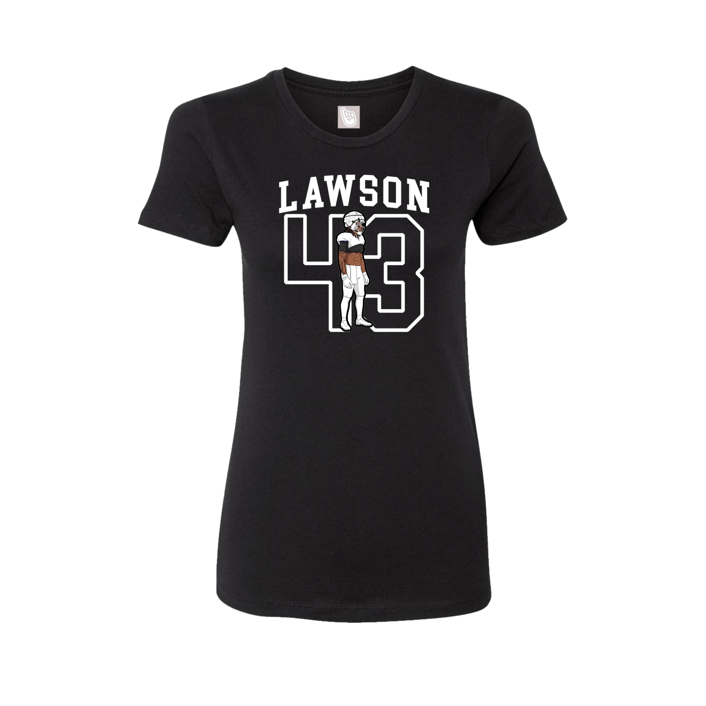 Fitted Women's Tee — Shirsey in Black