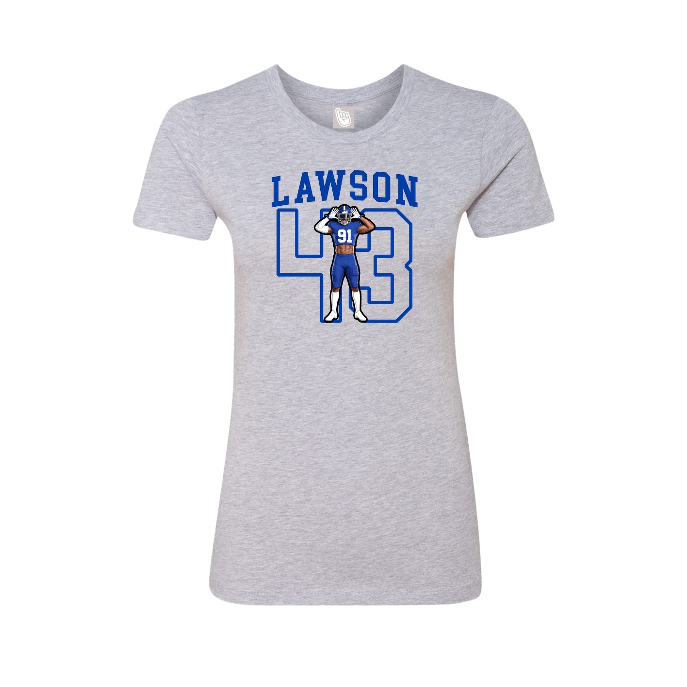 Fitted Women's Tee — Shirsey in Grey