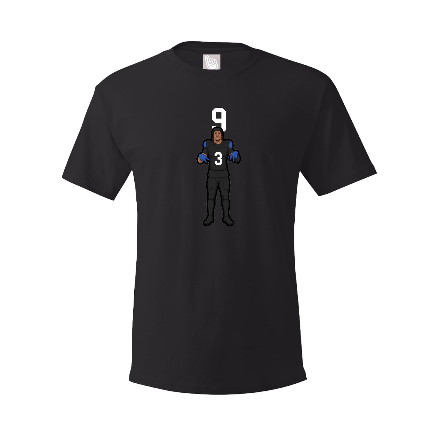 Tee — Number Top in Black