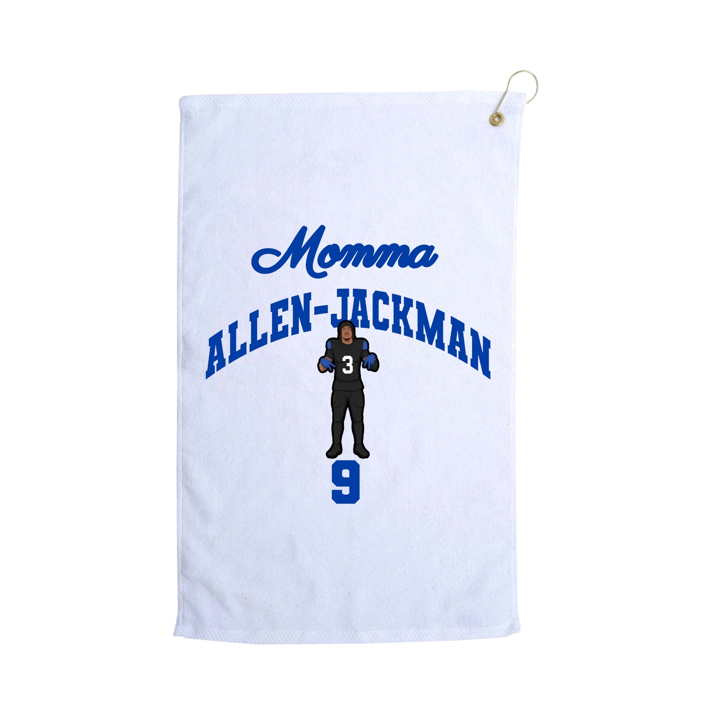 Golf Towel — Mothers Day Arch in White