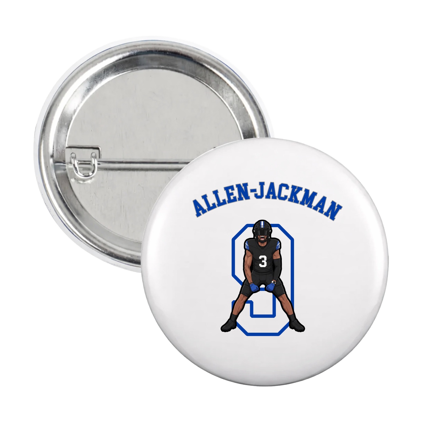 Game Day Button — Shirsey Arch in White