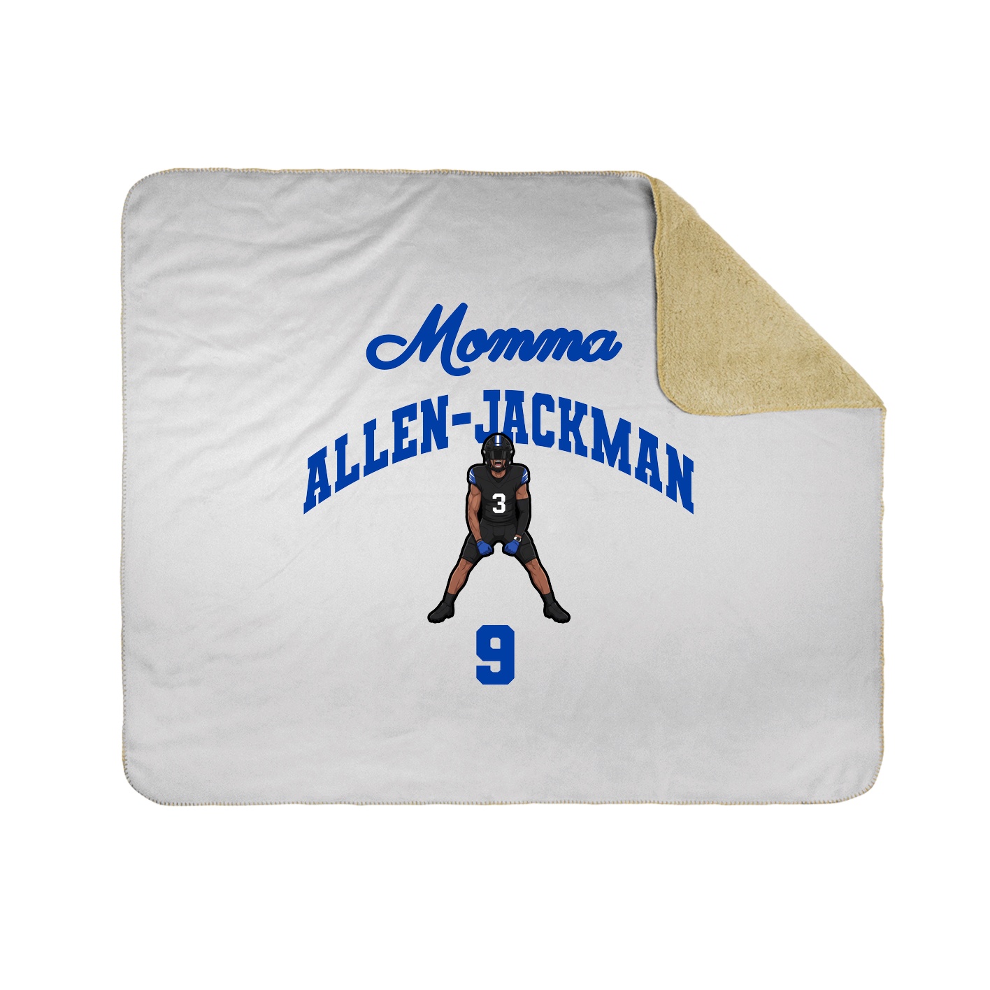 Throw Blanket — Mothers Day Arch in White