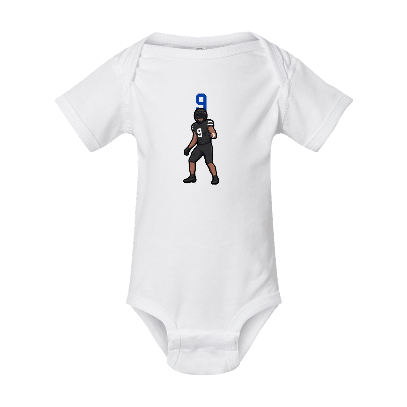 Baby Onesie — Number Top in White