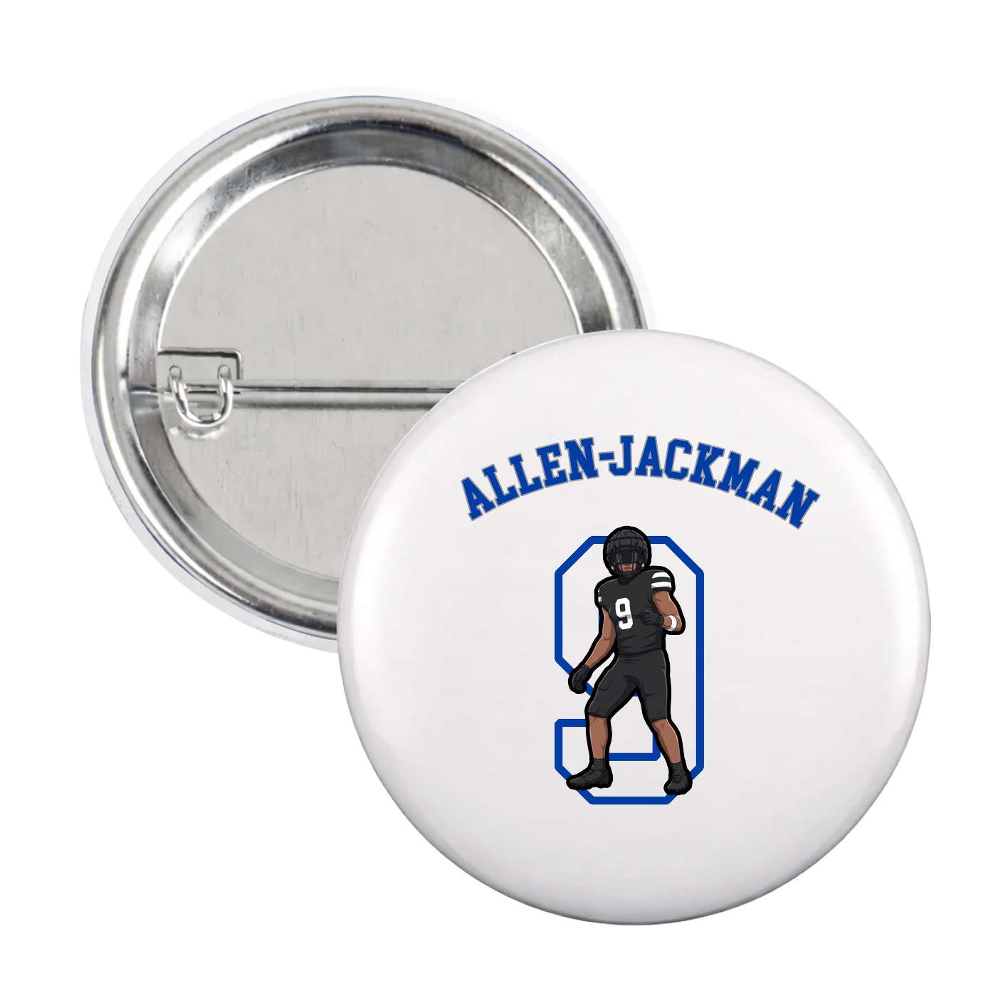 Game Day Button — Shirsey Arch in White
