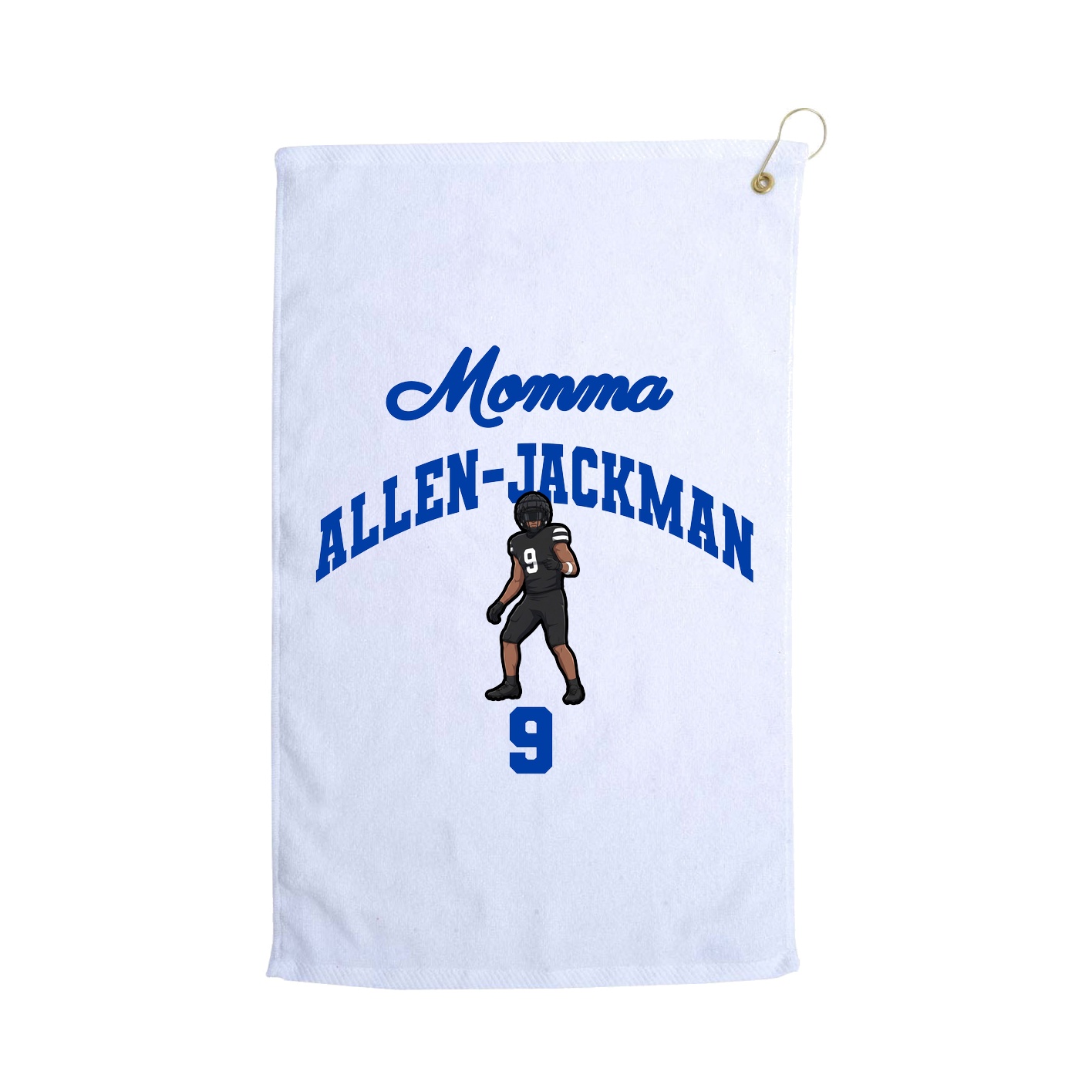Golf Towel — Mothers Day Arch in White