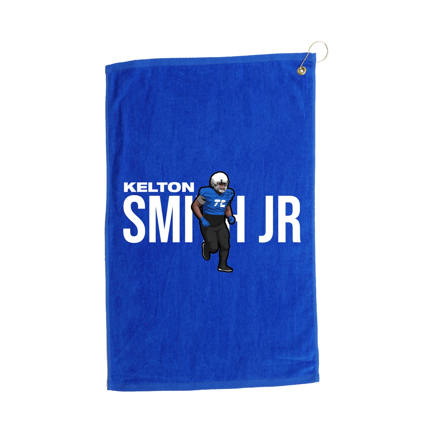 Golf Towel — Player Name in Royal