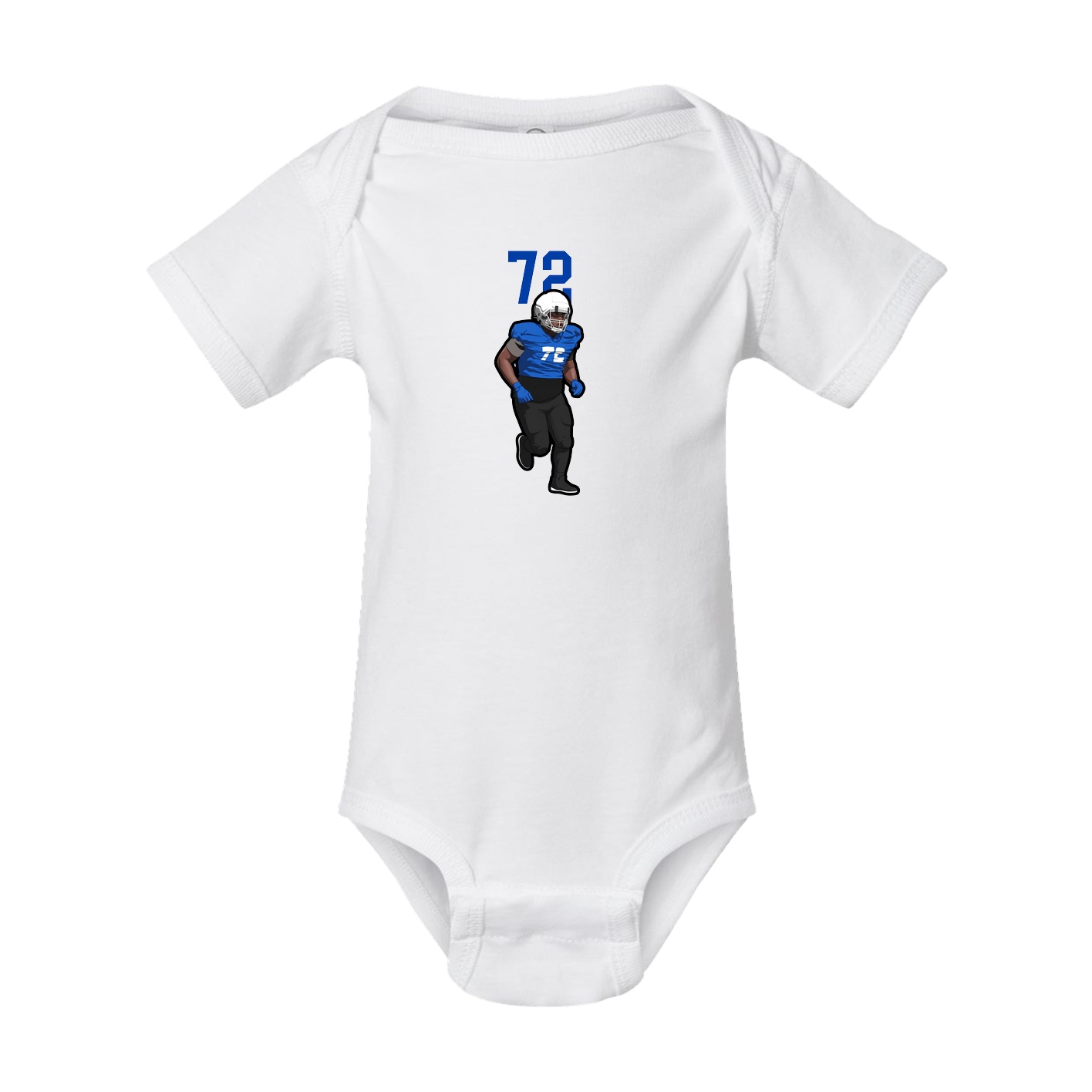 Baby Onesie — Number Top in White