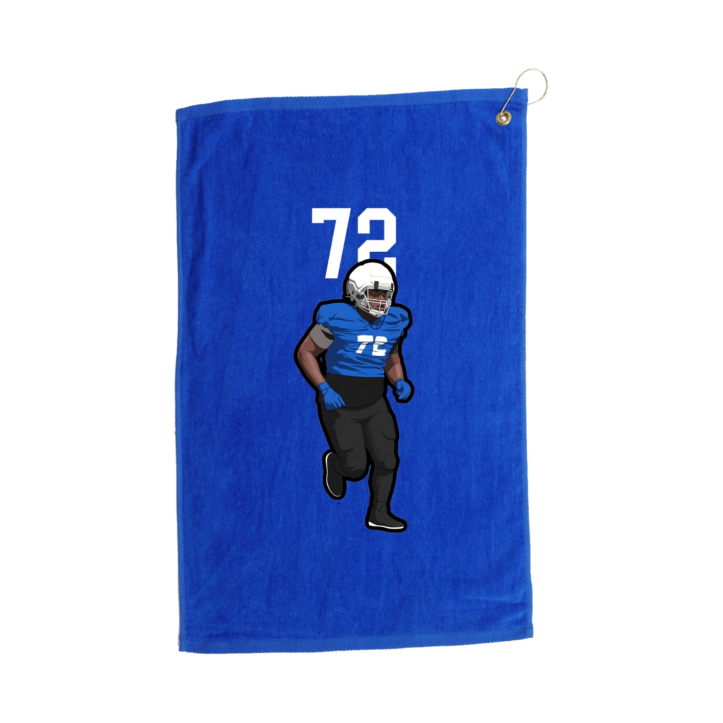 Golf Towel — Number Top in Royal