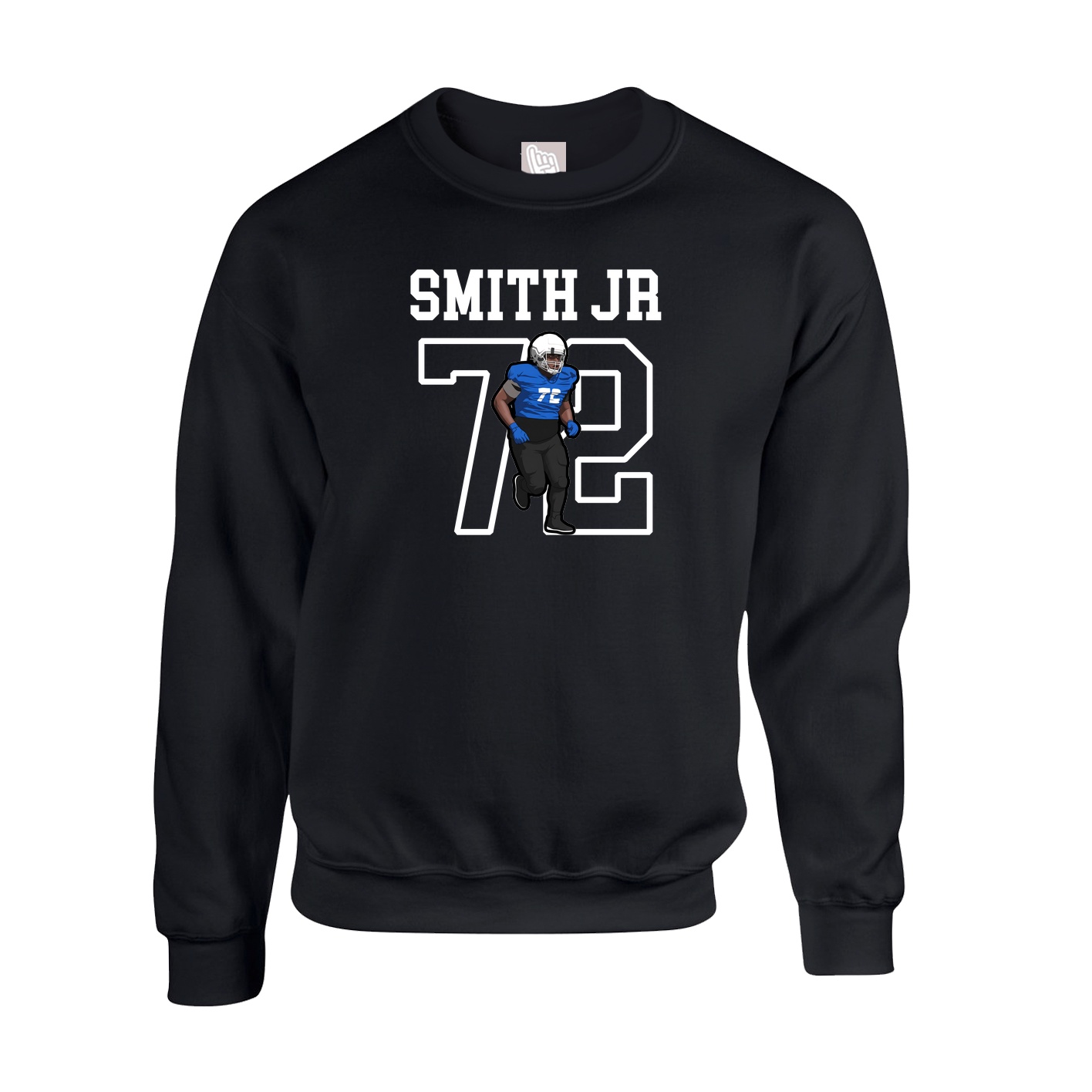 Fleece Crew — Shirsey in Black