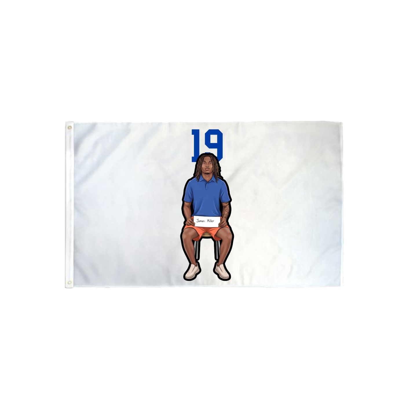 3x5 Flag — Number Top in Classic