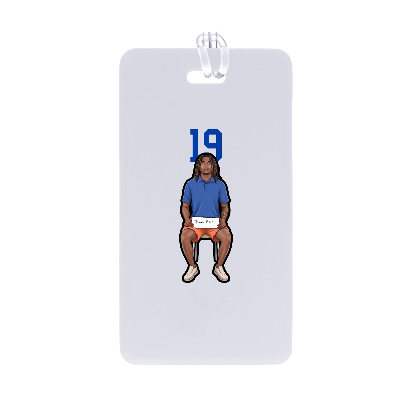Bag Tag — Number Top in Classic