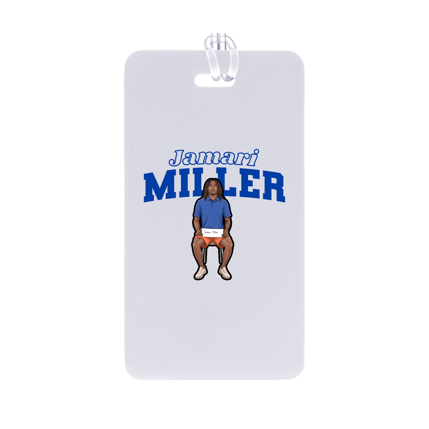 Bag Tag — Name Arch in Classic