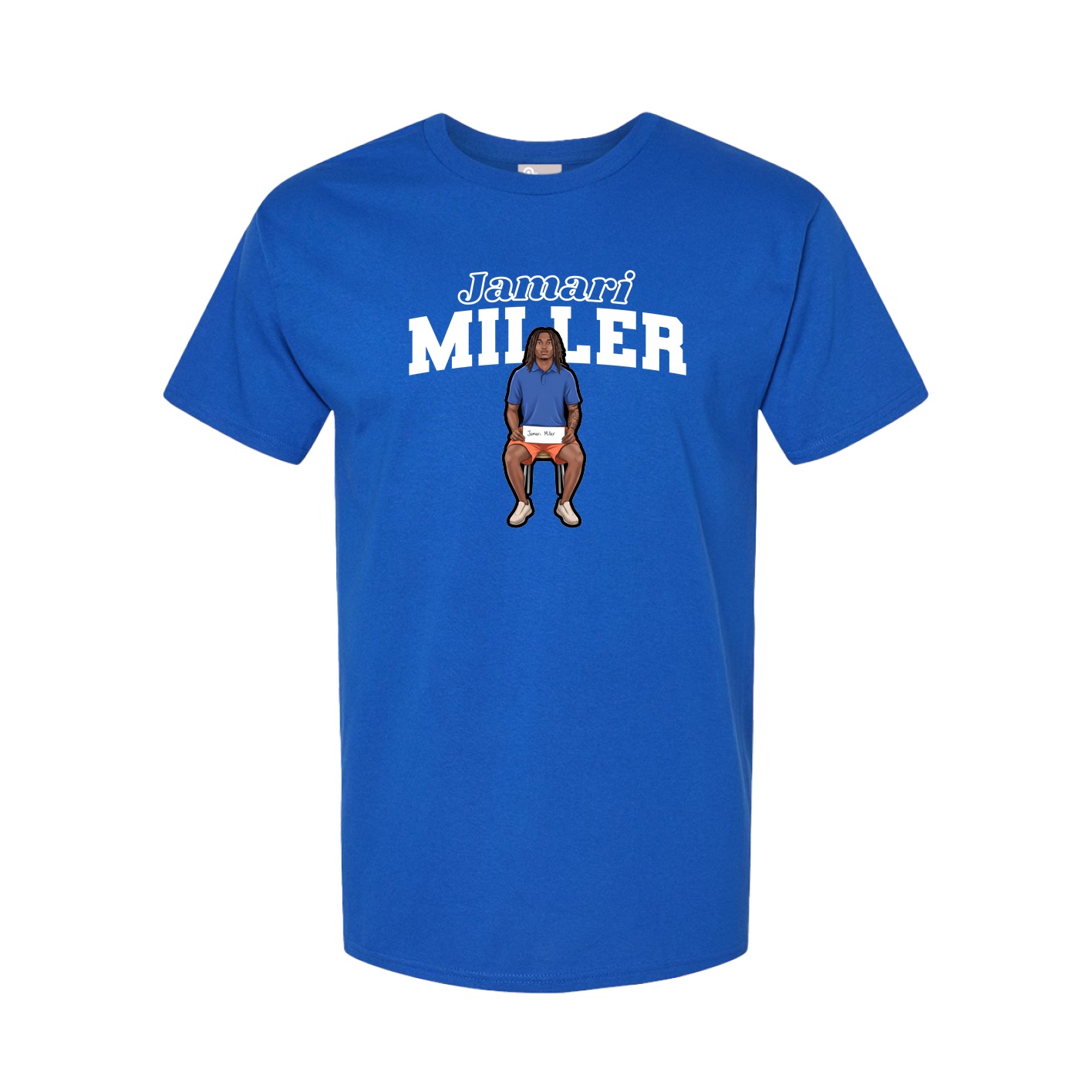 Tee — Name Arch in Royal