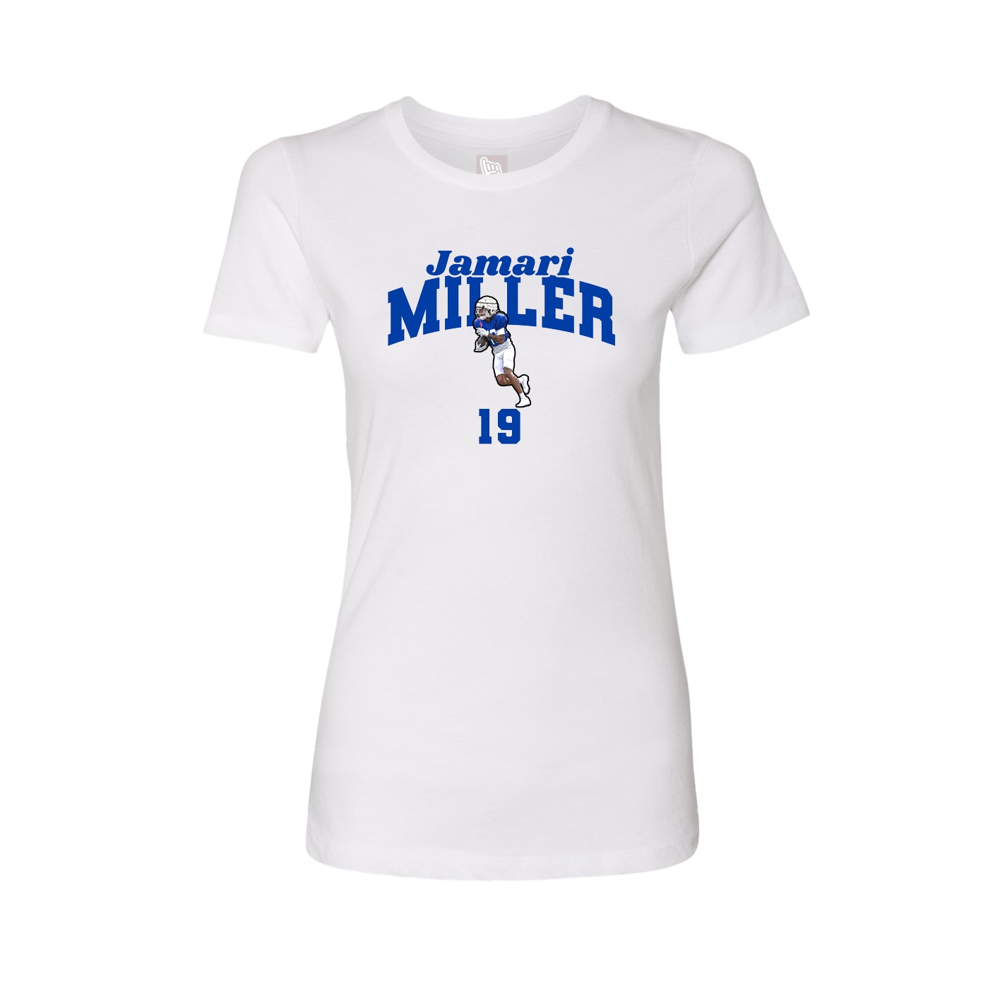 Womens Tee — Signature Arch in White
