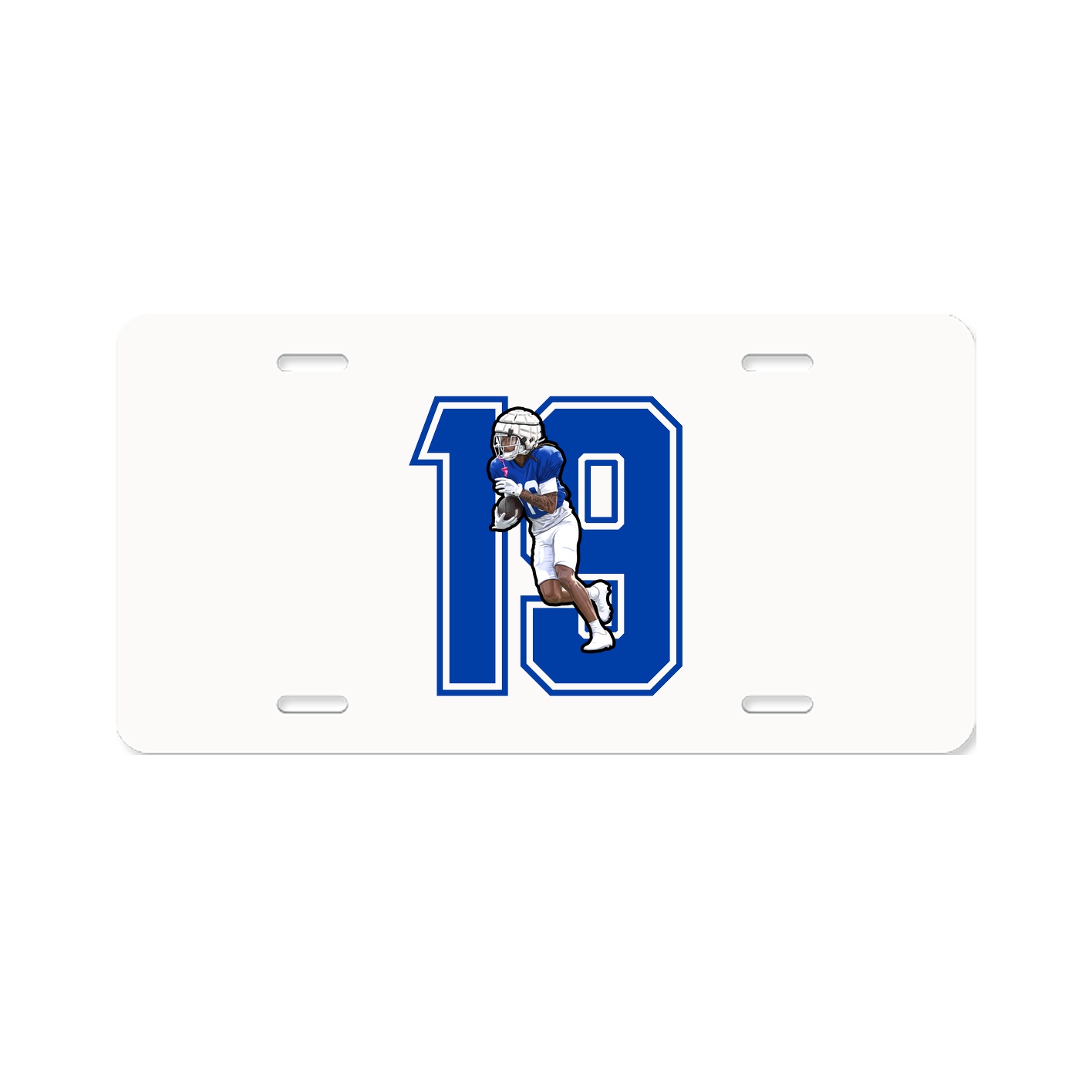 License Plate — Number in Classic