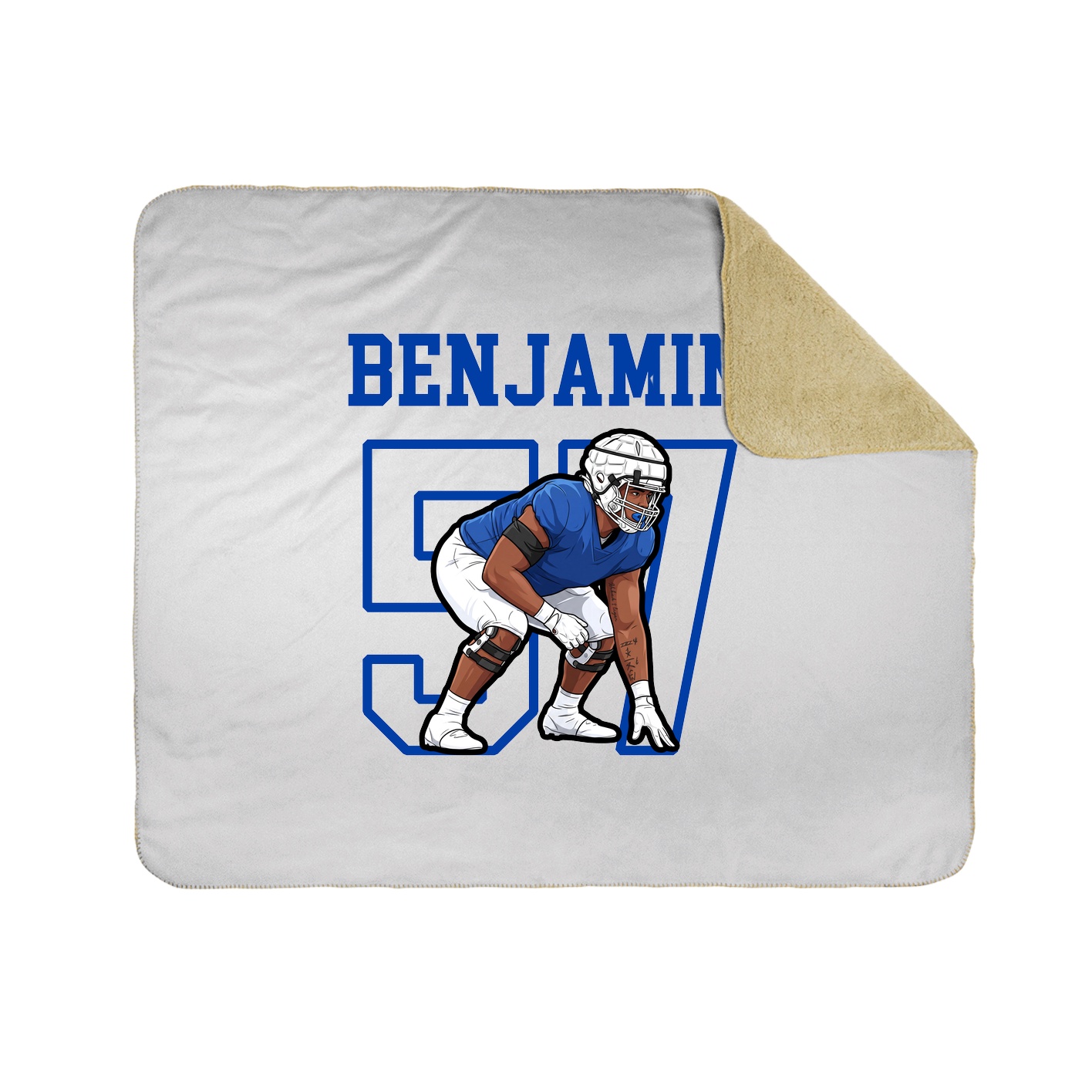 Throw Blanket — Shirsey in White
