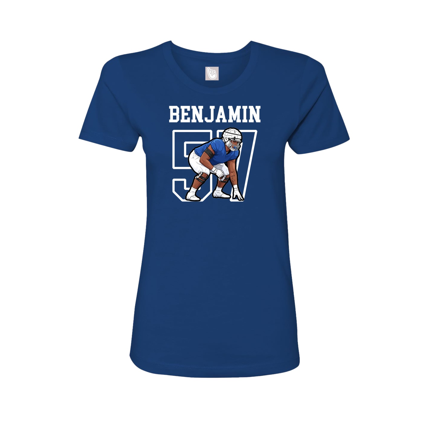 Fitted Women's Tee — Shirsey in Royal