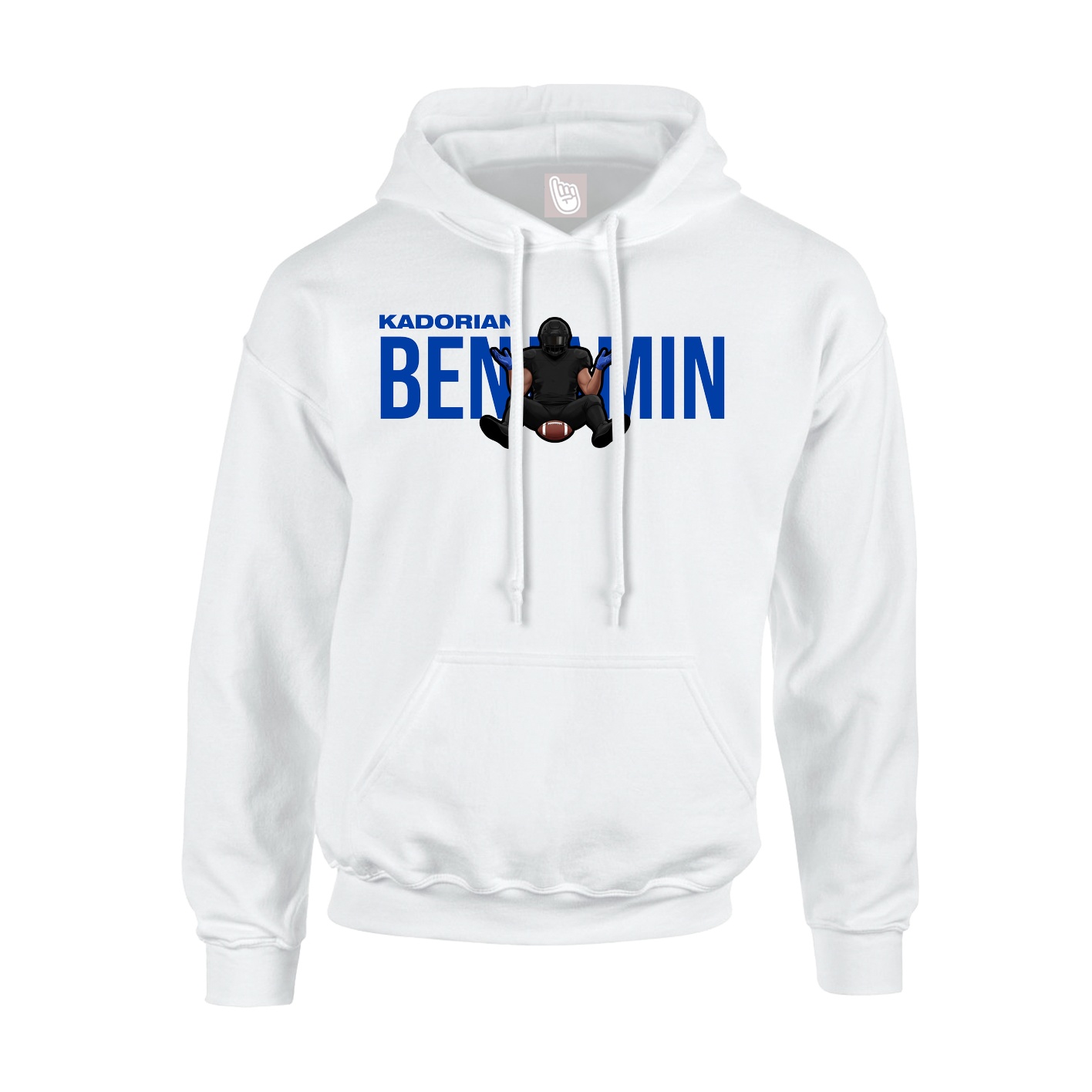 Hoodie — Player Name in White