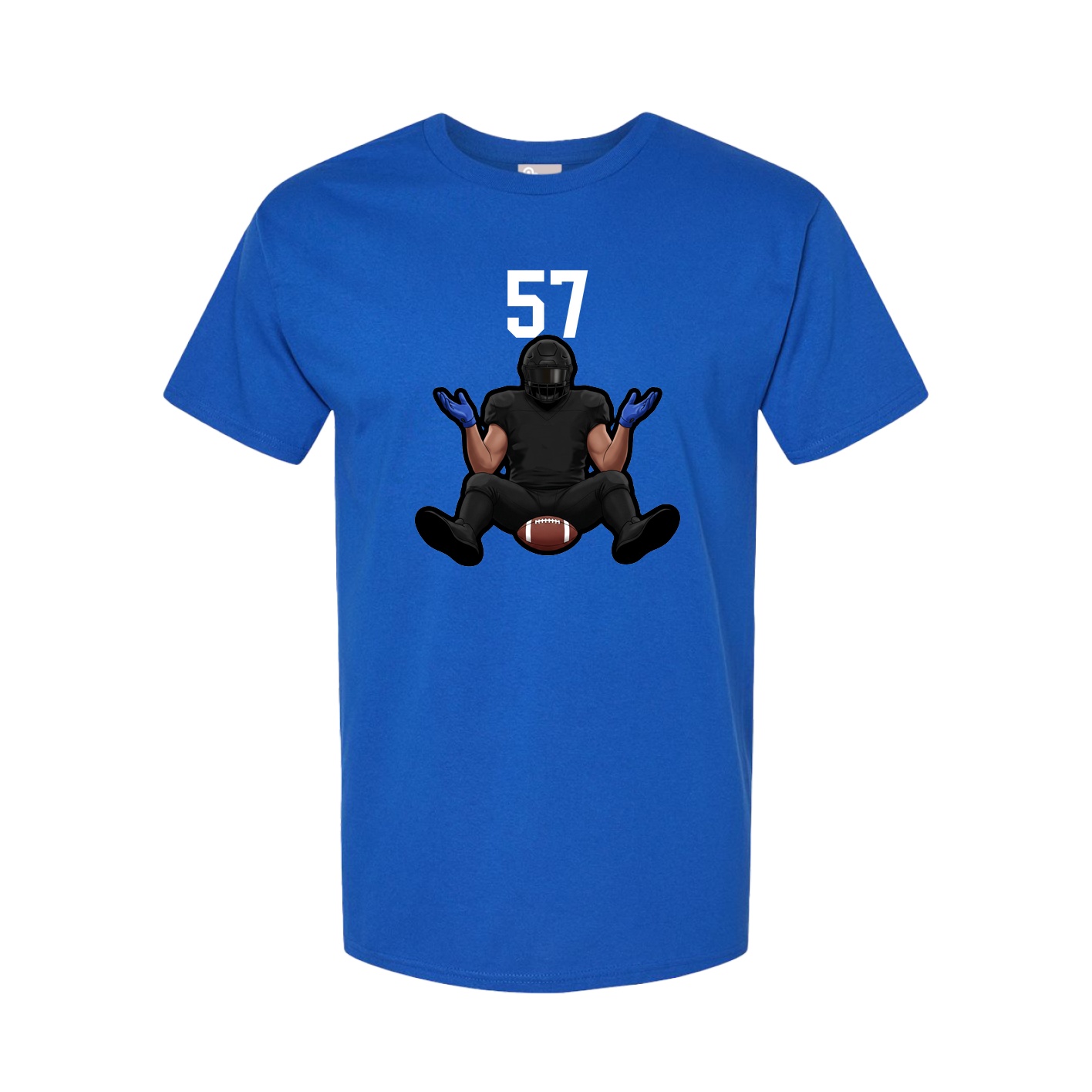 Youth Tee — Number Top in Royal
