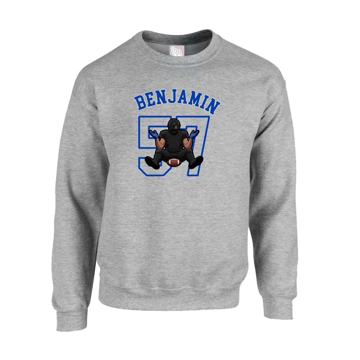 Fleece Crew — Shirsey Arch in Grey