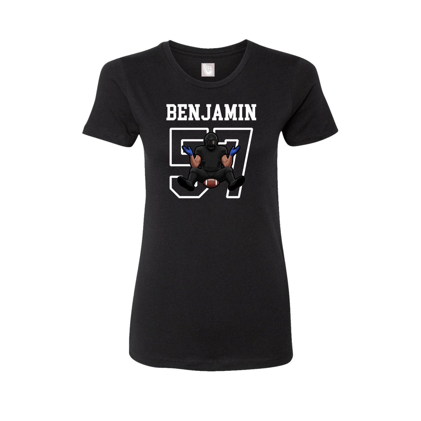 Fitted Women's Tee — Shirsey in Black