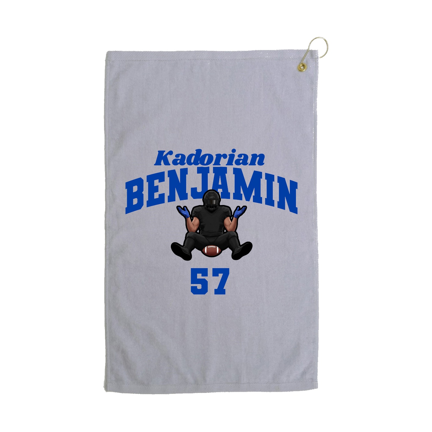 Golf Towel — Signature Arch in Grey