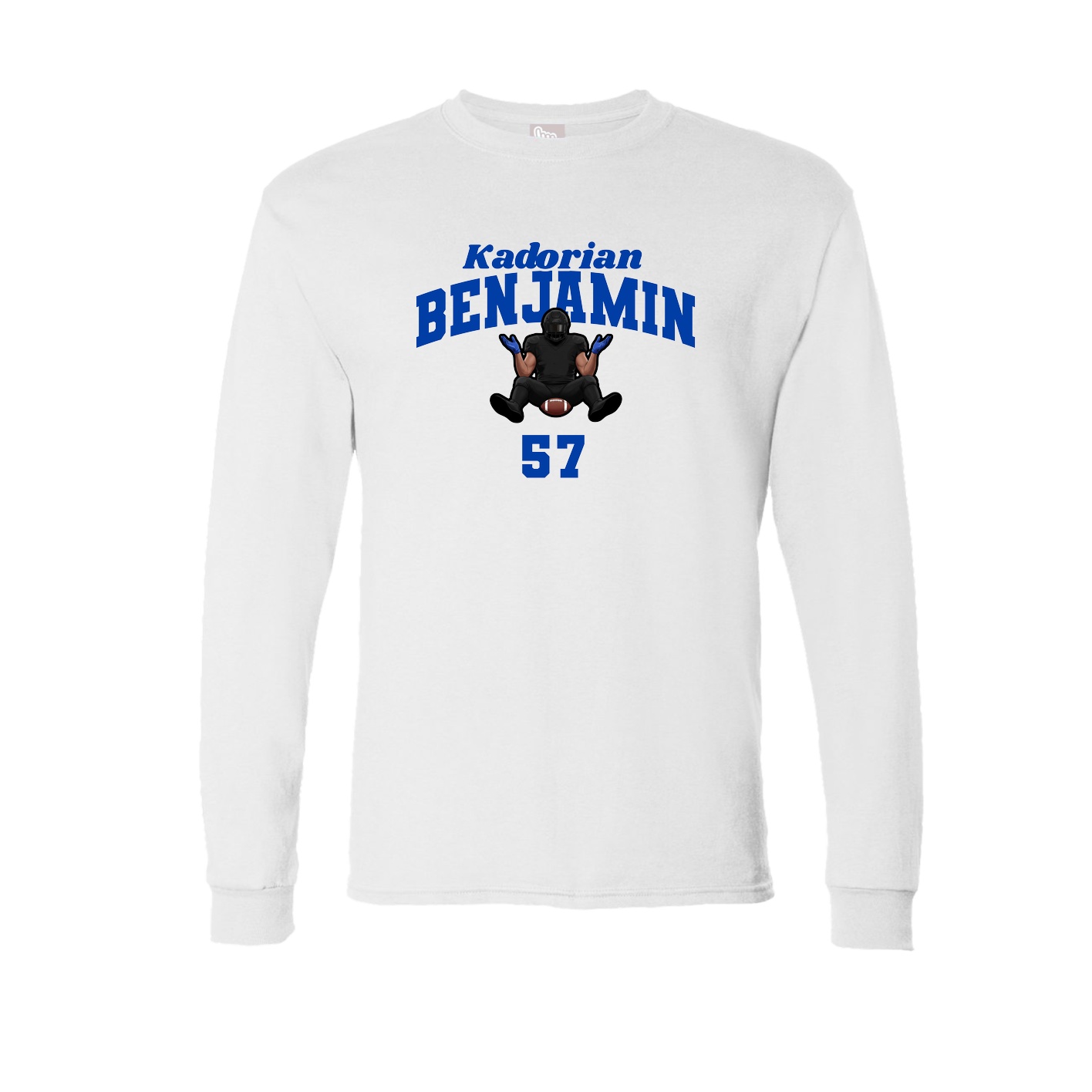 Long Sleeve Tee — Signature Arch in White