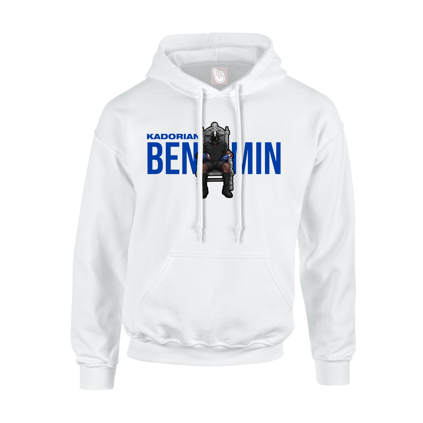 Youth Hoodie — Player Name in White